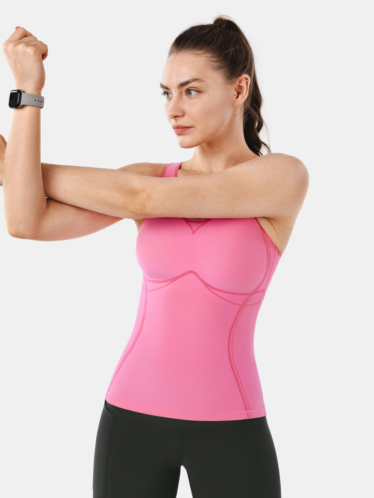 Body Sculpt Long Bra Tank, A-D Cups