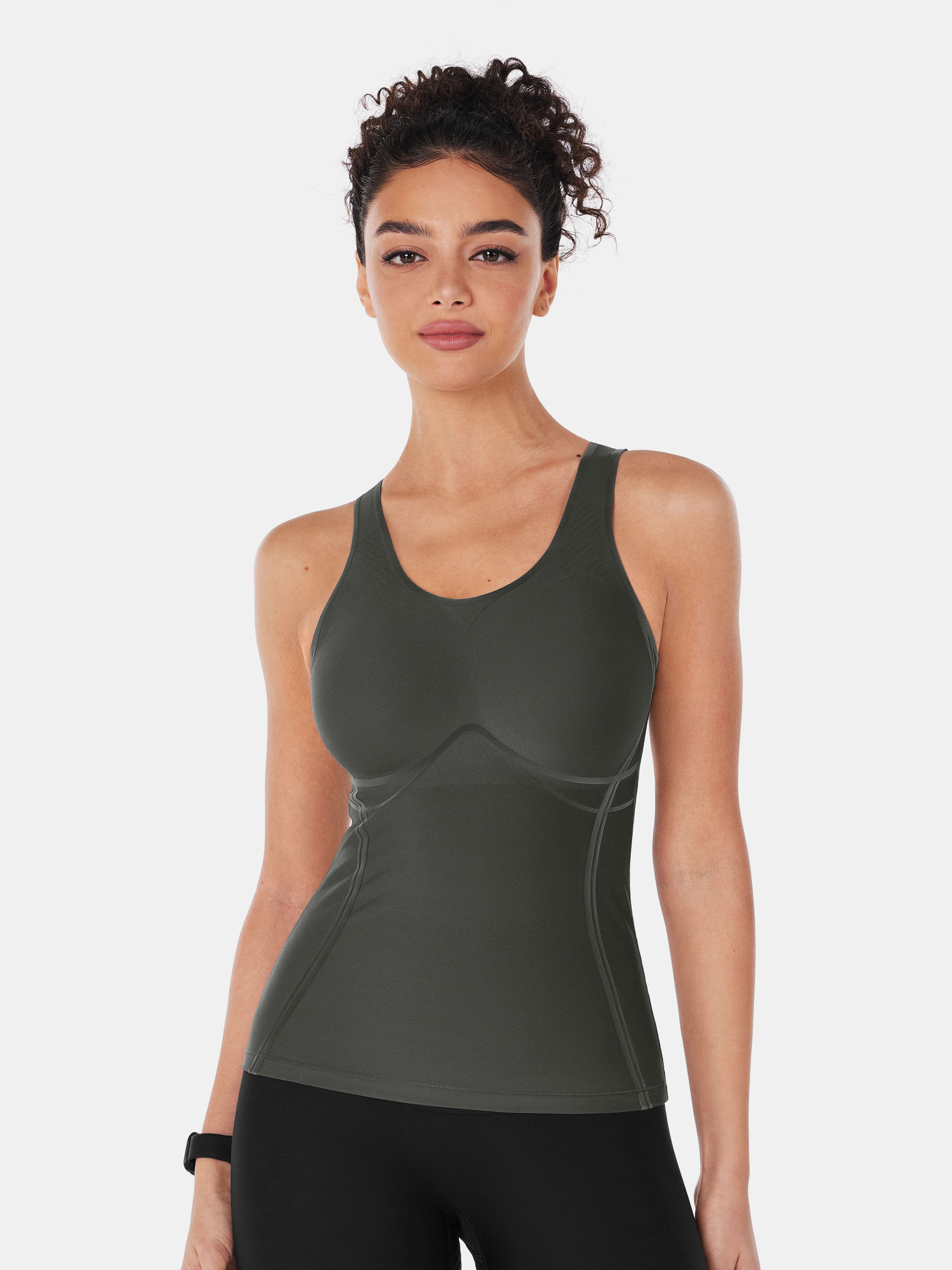 Body Sculpt Long Bra Tank, A-D Cups