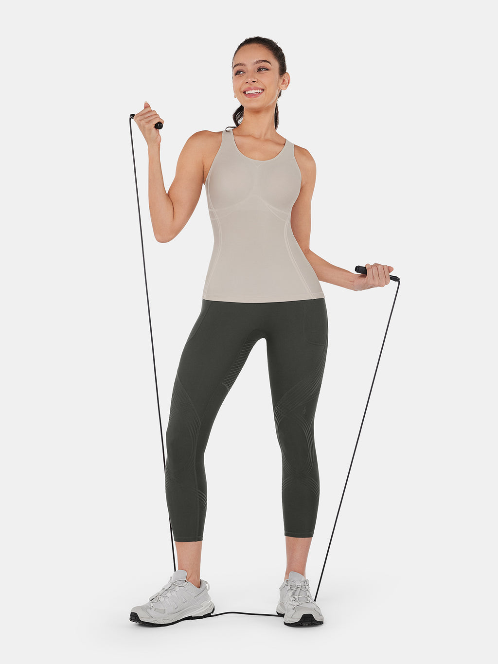 Body Sculpt Long Bra Tank, A-D Cups