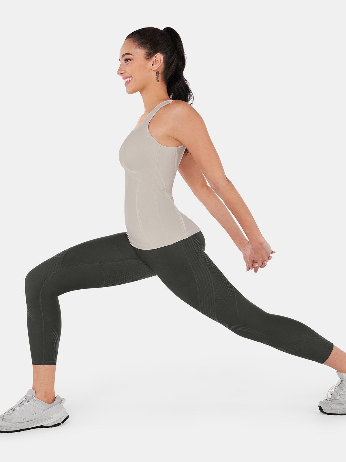 Body Sculpt Long Bra Tank, A-D Cups