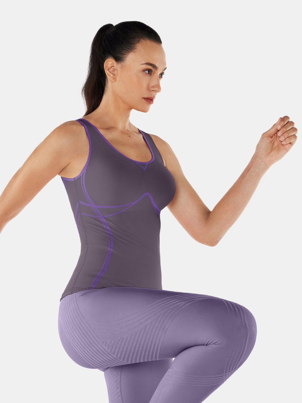 Body Sculpt Long Bra Tank, A-D Cups