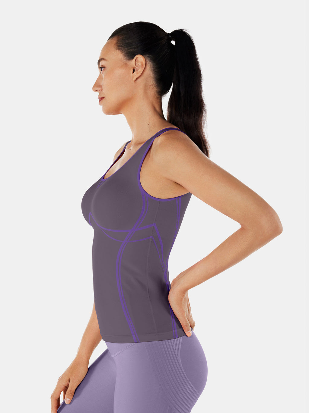 Body Sculpt Long Bra Tank, A-D Cups