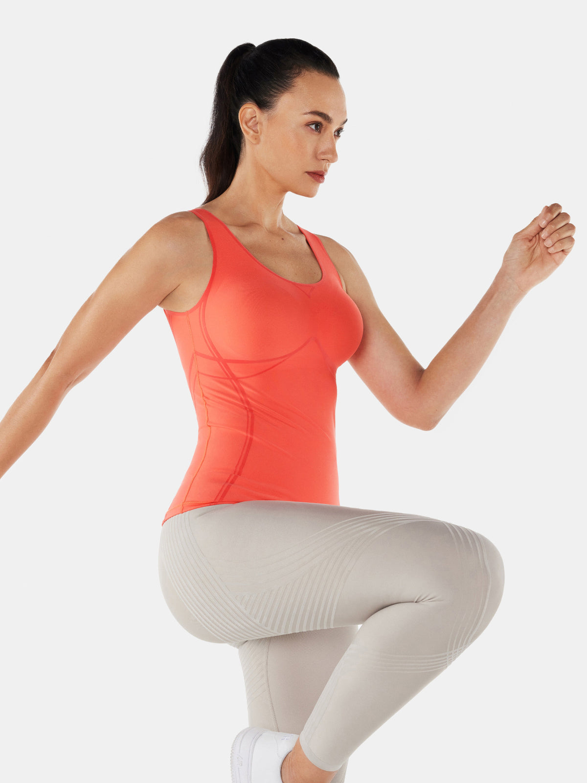Body Sculpt Long Bra Tank, A-D Cups