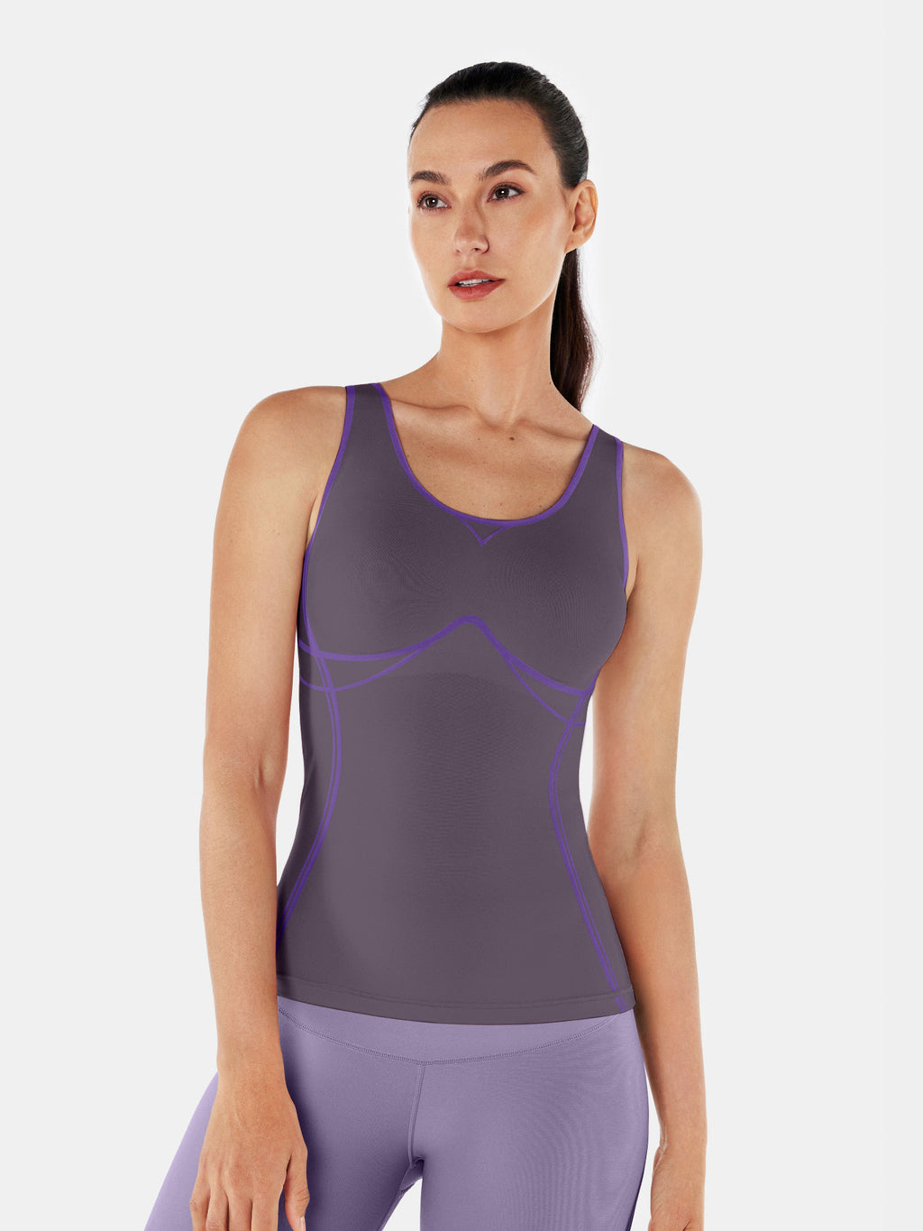Body Sculpt Long Bra Tank, A-D Cups