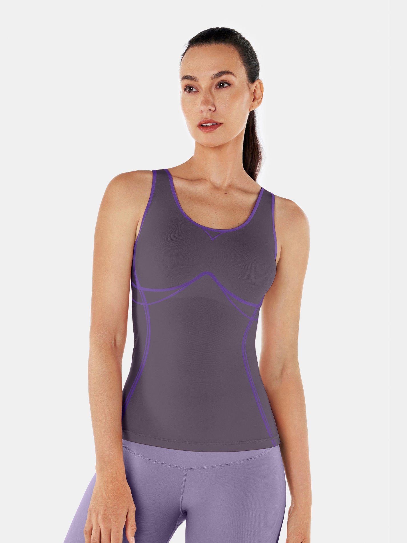 Body Sculpt Long Bra Tank, A-D Cups