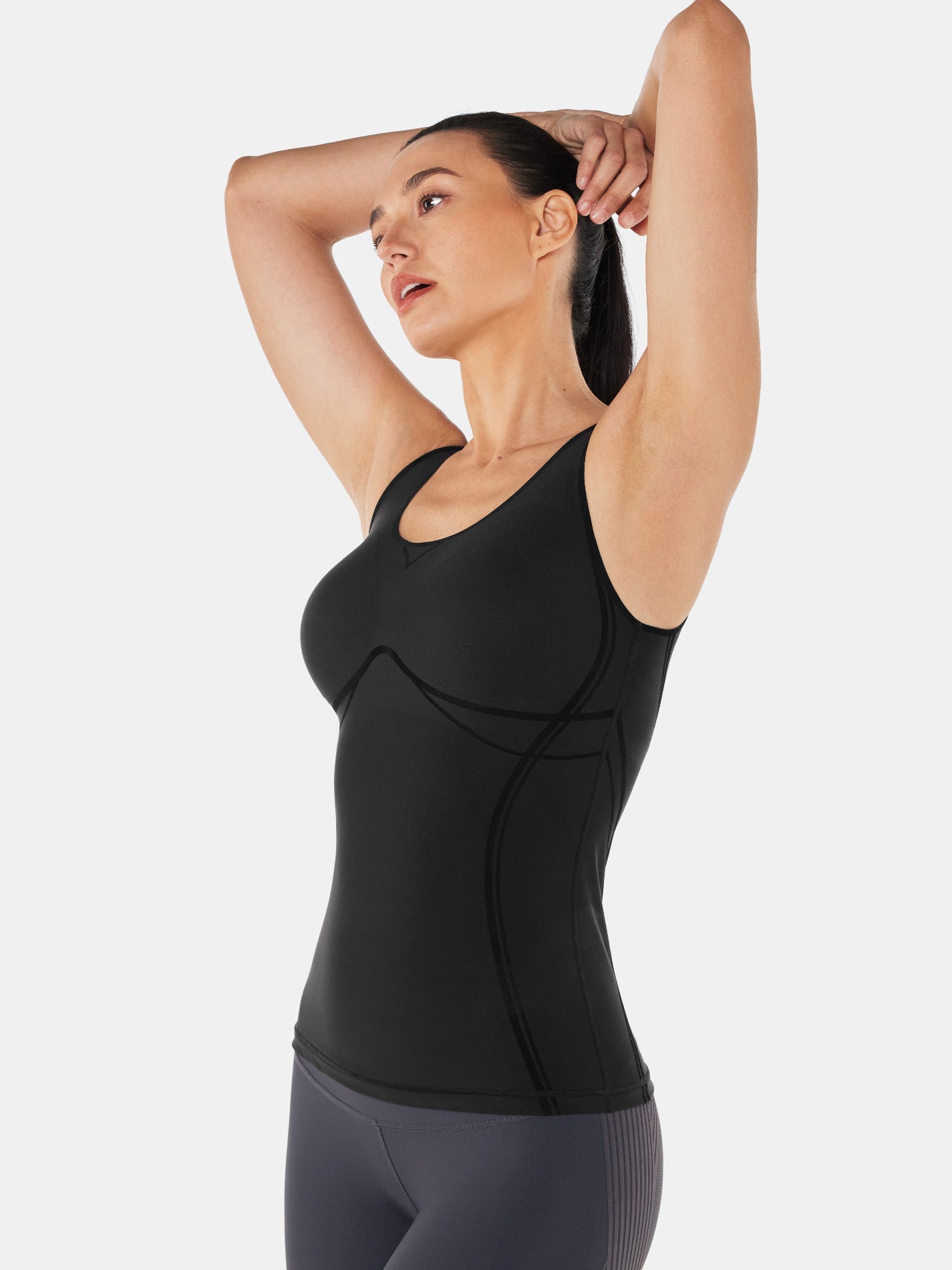 Body Sculpt Long Bra Tank, A-D Cups