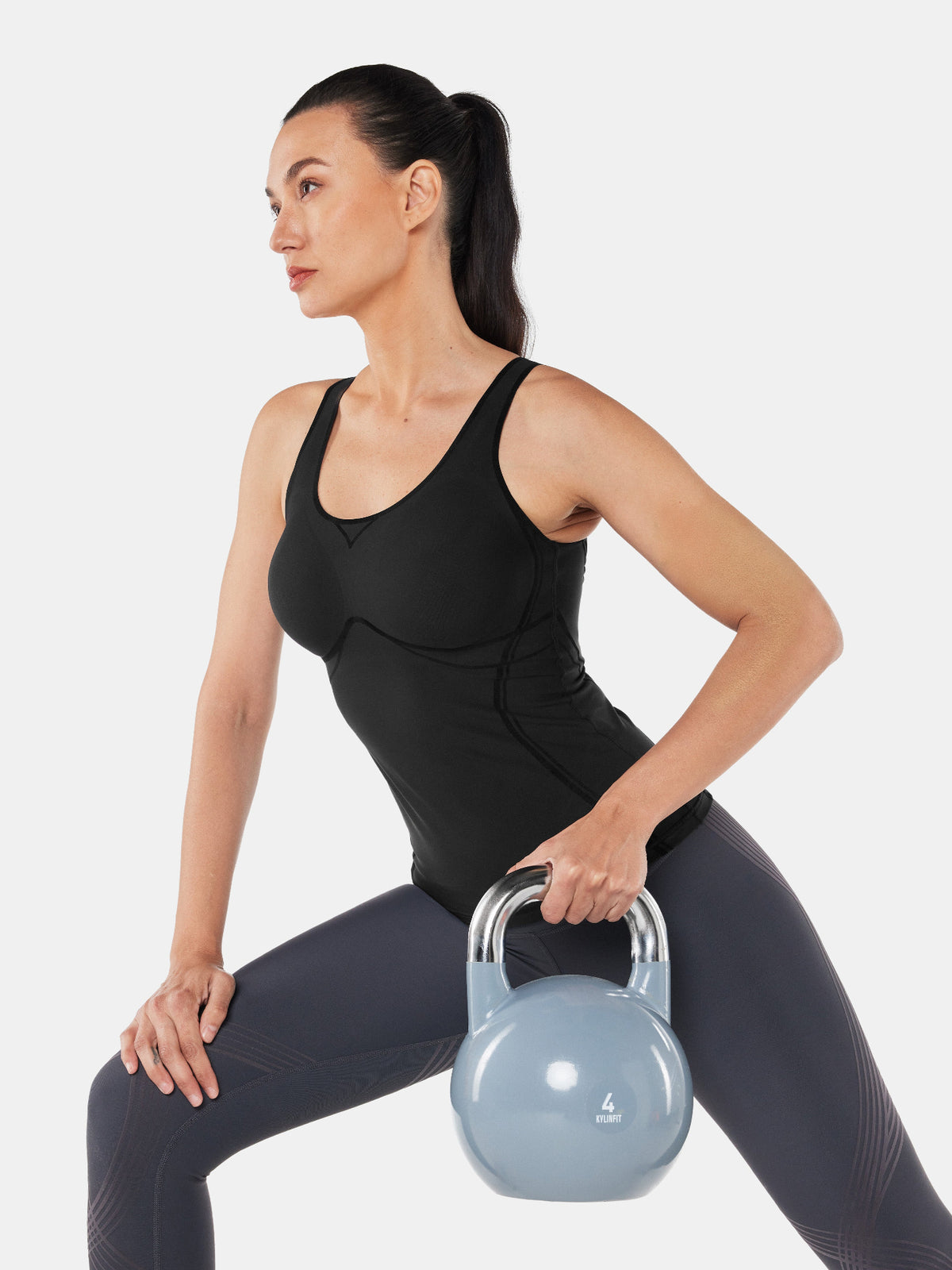 Body Sculpt Long Bra Tank, A-D Cups