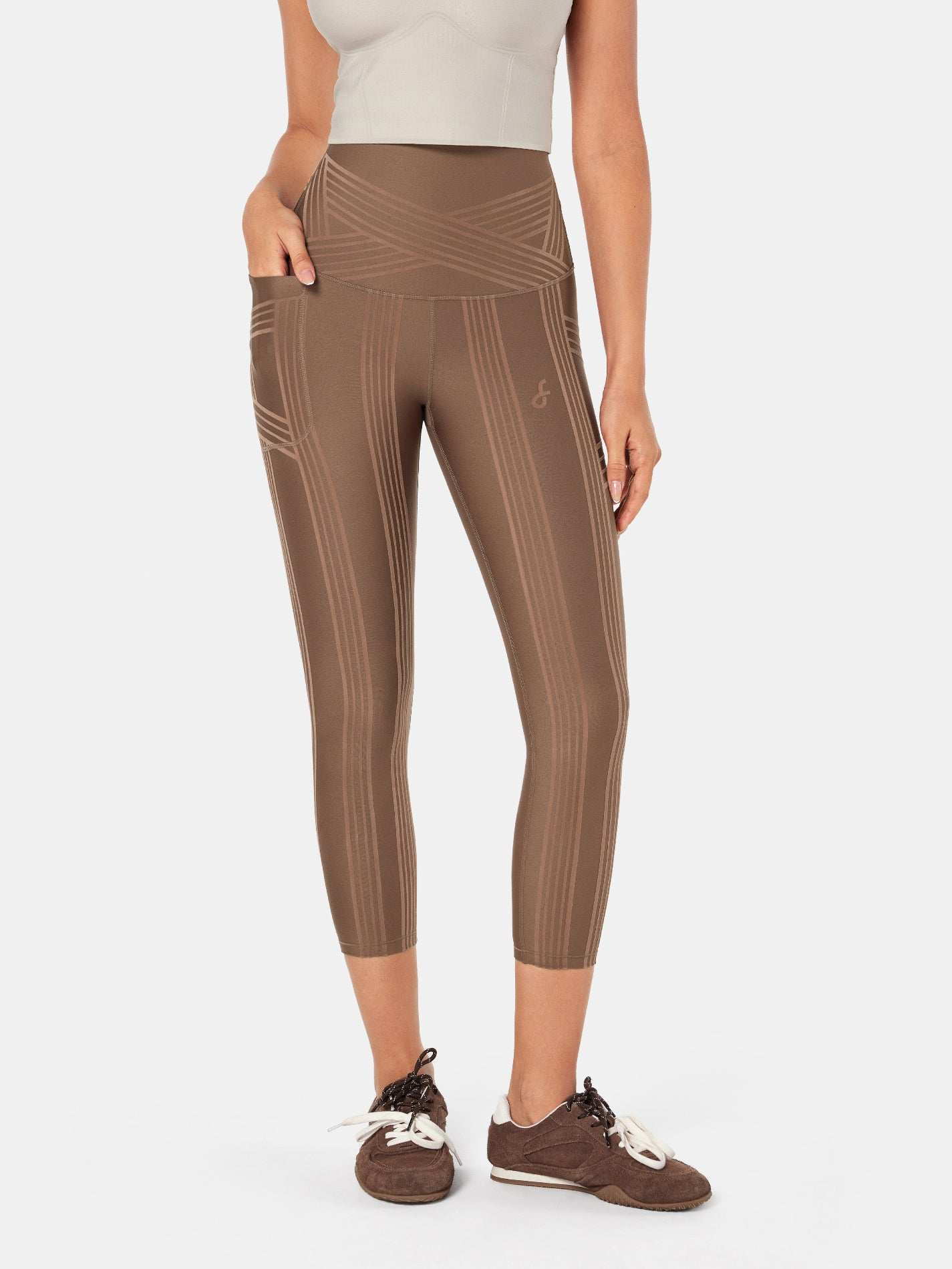 PowerBand Resistance 7/8 Leggings (Reversible Wear)