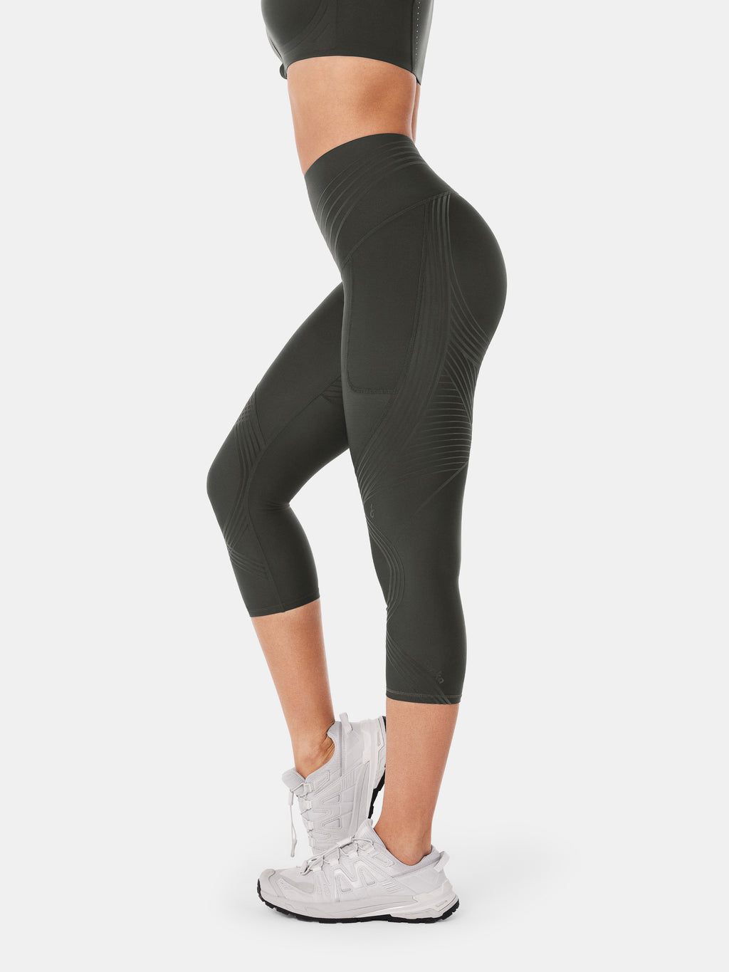 Body Sculpt Side Pocket Capri Leggings