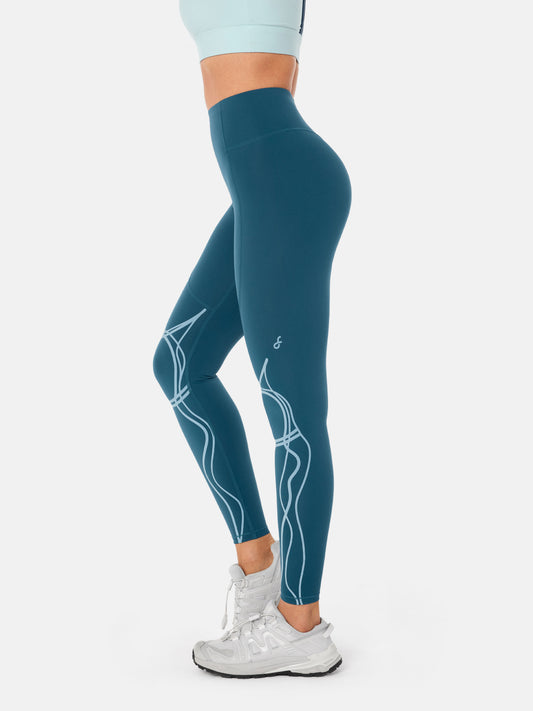 Body Sculpt Two Way Temp Leggings (Reversible Wear)