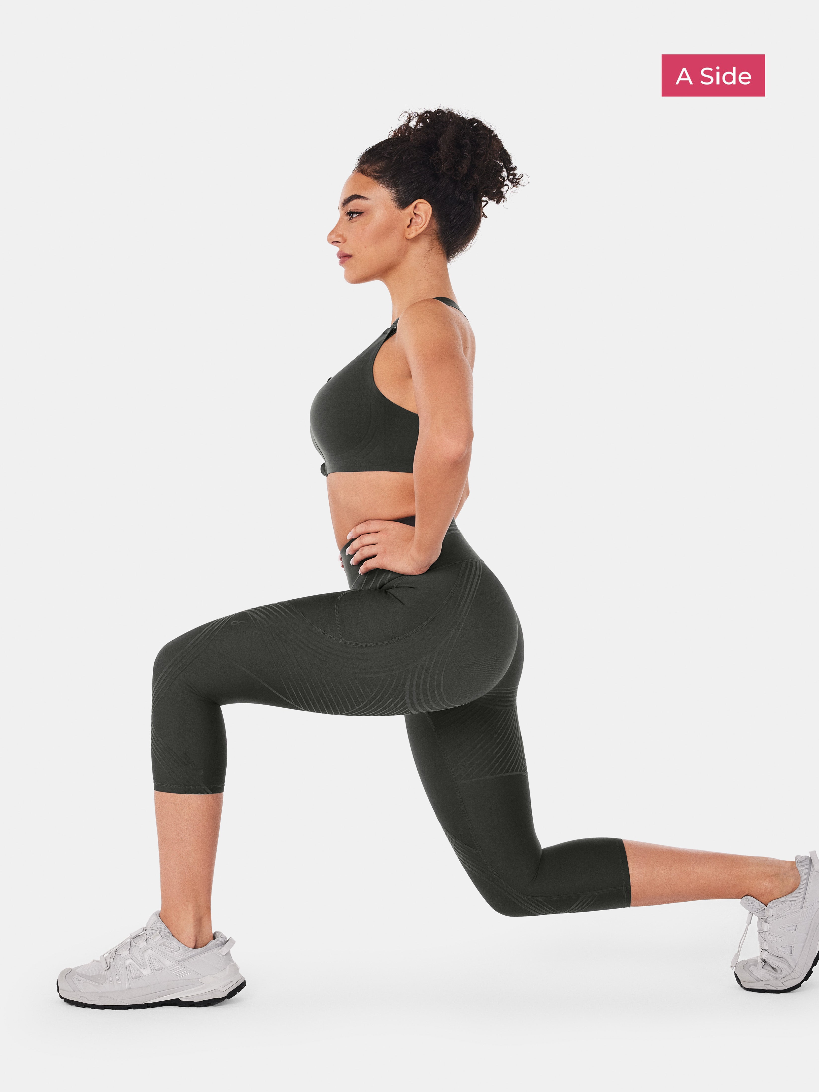 Legging capri à poches latérales Body Sculpt