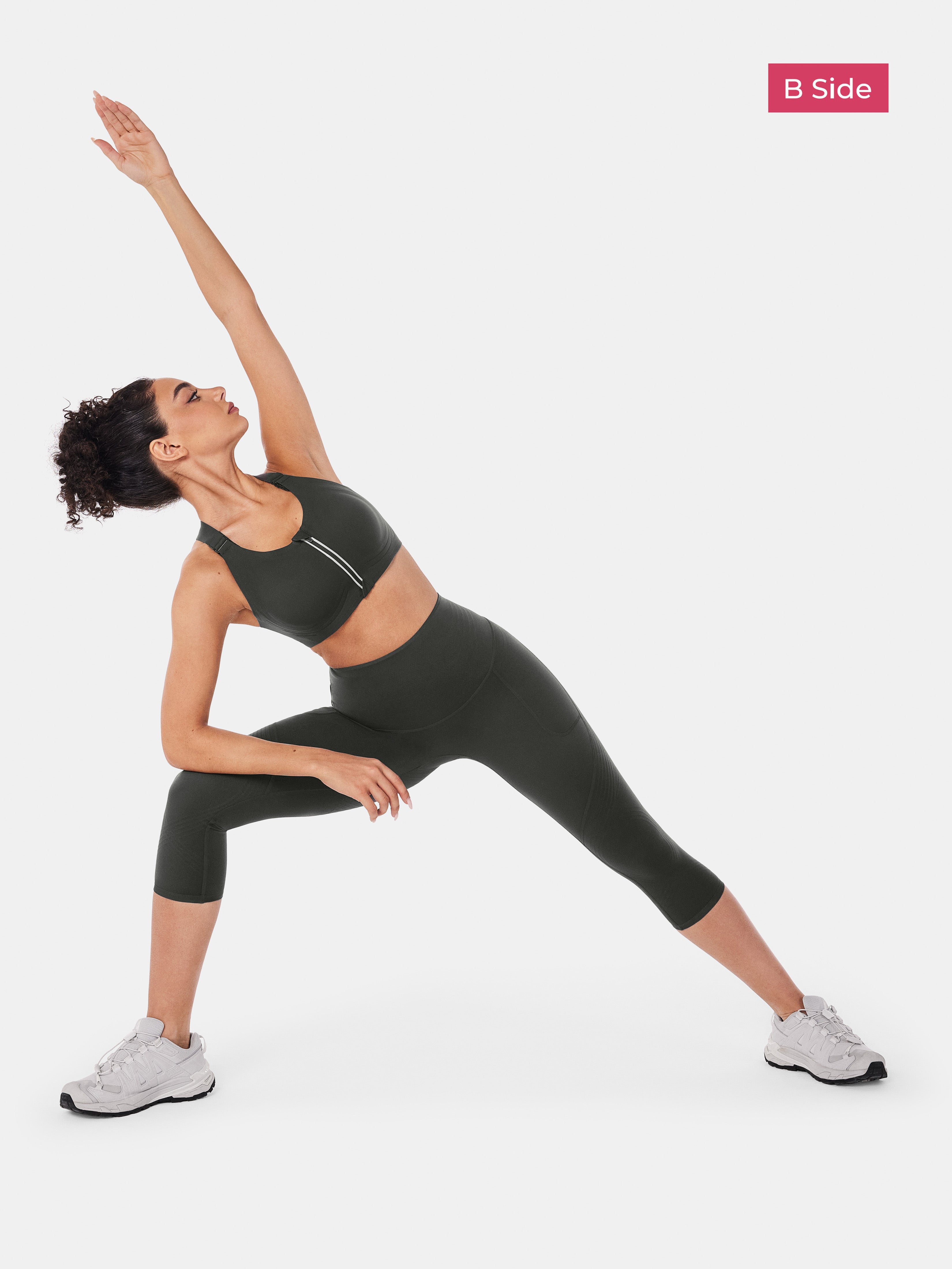 Legging capri à poches latérales Body Sculpt