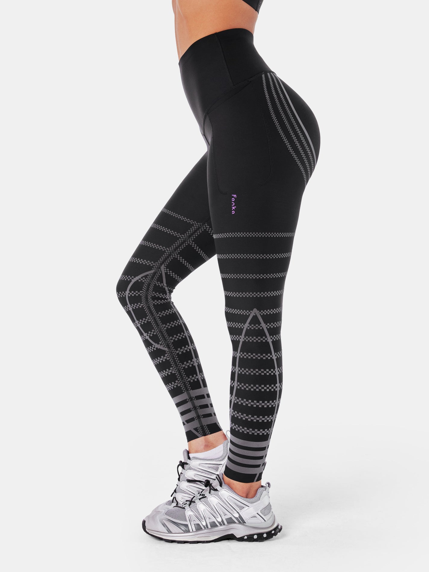 Body Sculpt Recovery Leggings Black/Frost Gray