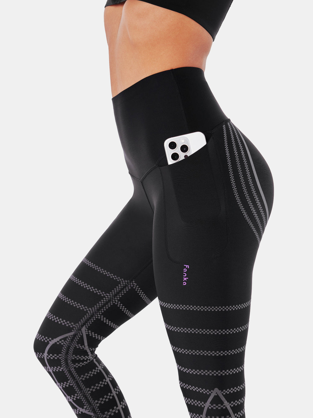 Body Sculpt Recovery Leggings Black/Frost Gray