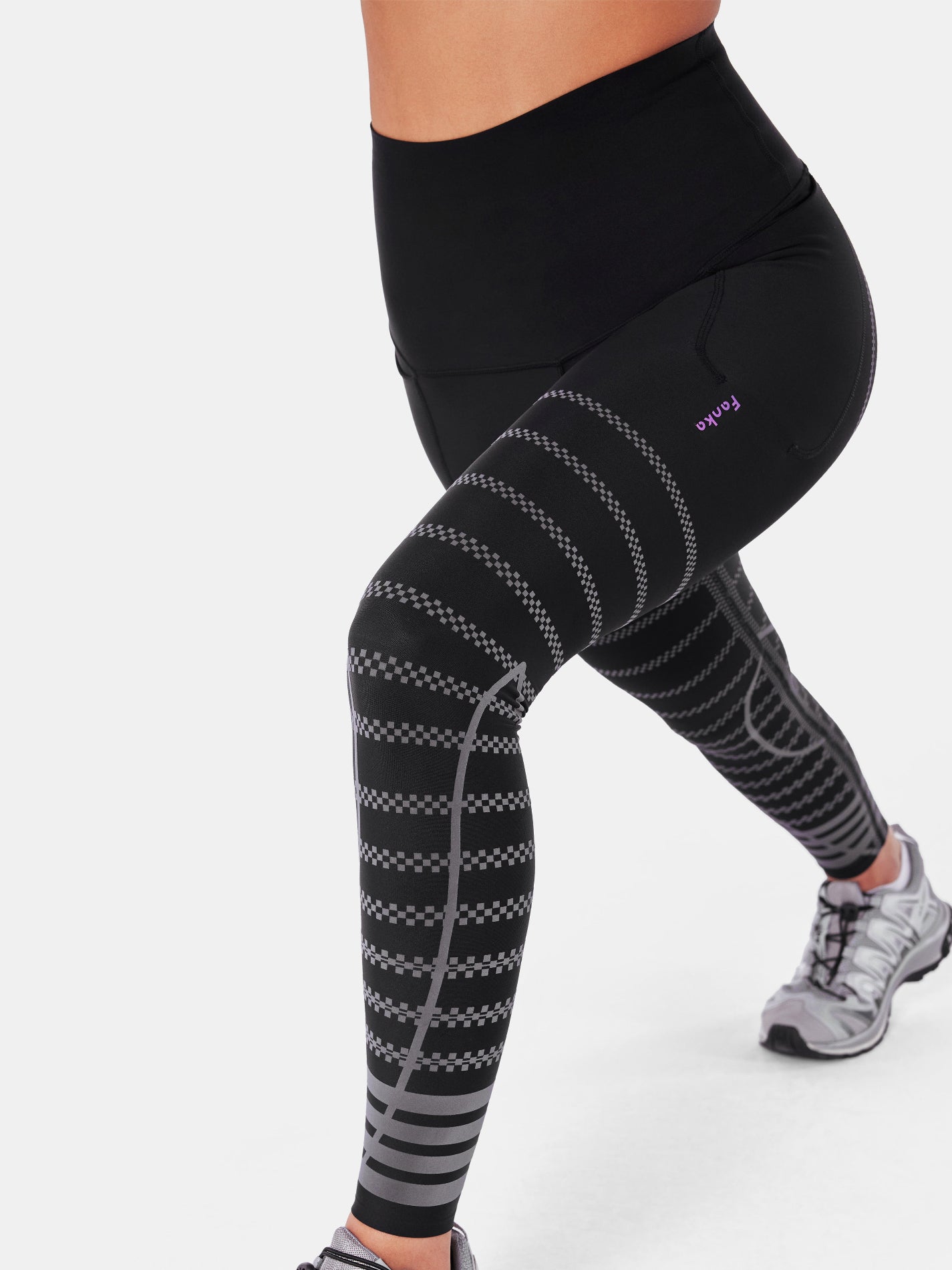 Body Sculpt Recovery Leggings Black/Frost Gray
