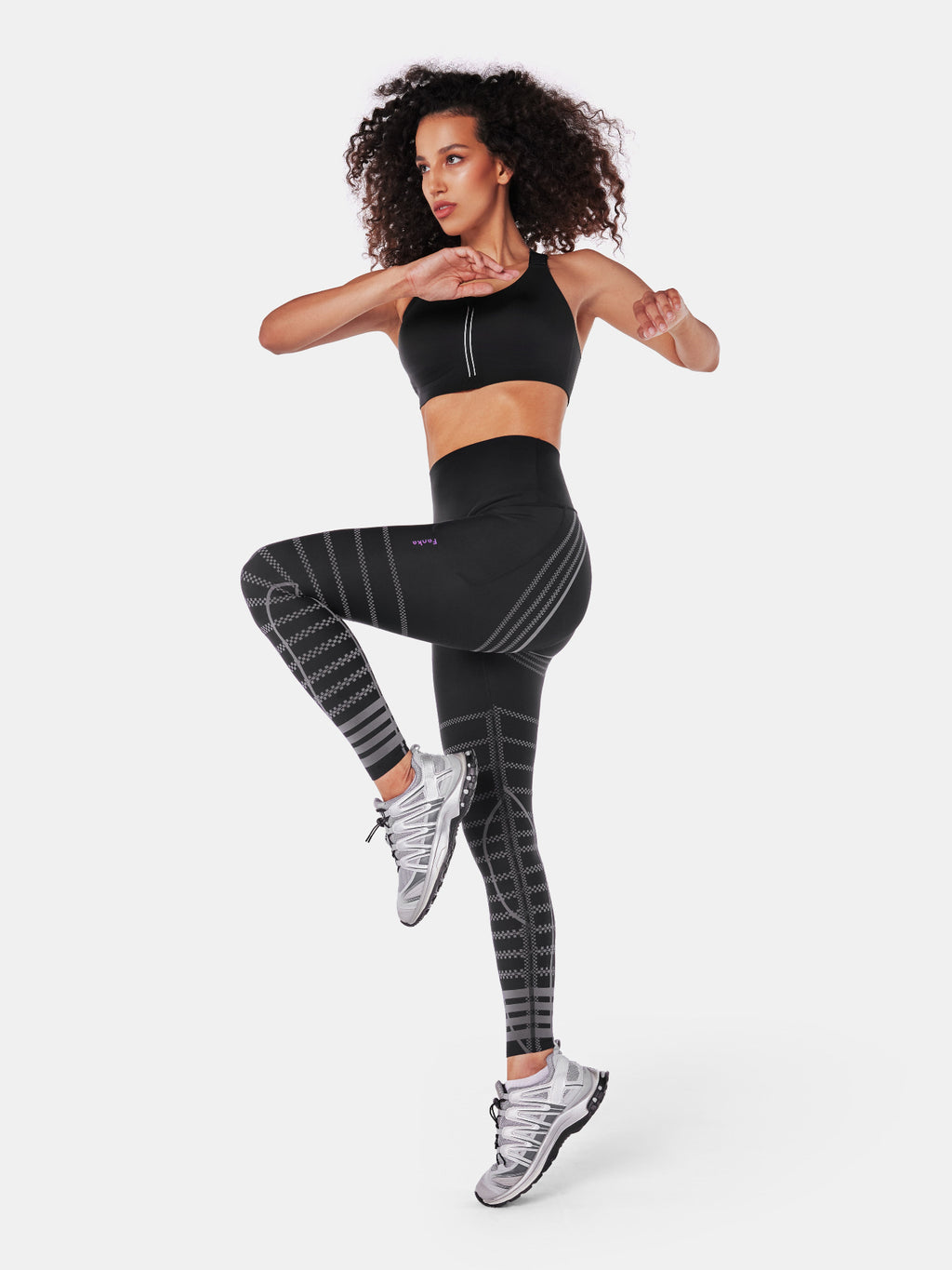 Body Sculpt Recovery Leggings Black/Frost Gray