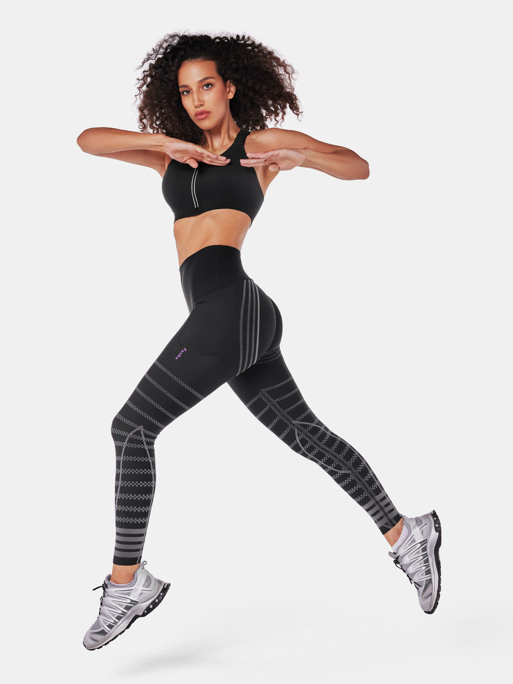Body Sculpt Recovery Leggings Black/Frost Gray