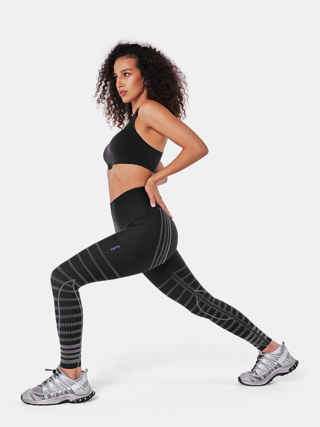 Body Sculpt Recovery Leggings Black/Frost Gray
