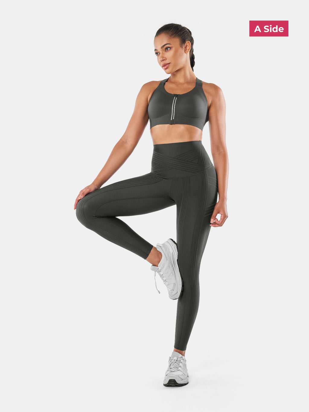 PowerBand Resistance Leggings (Reversible Wear)