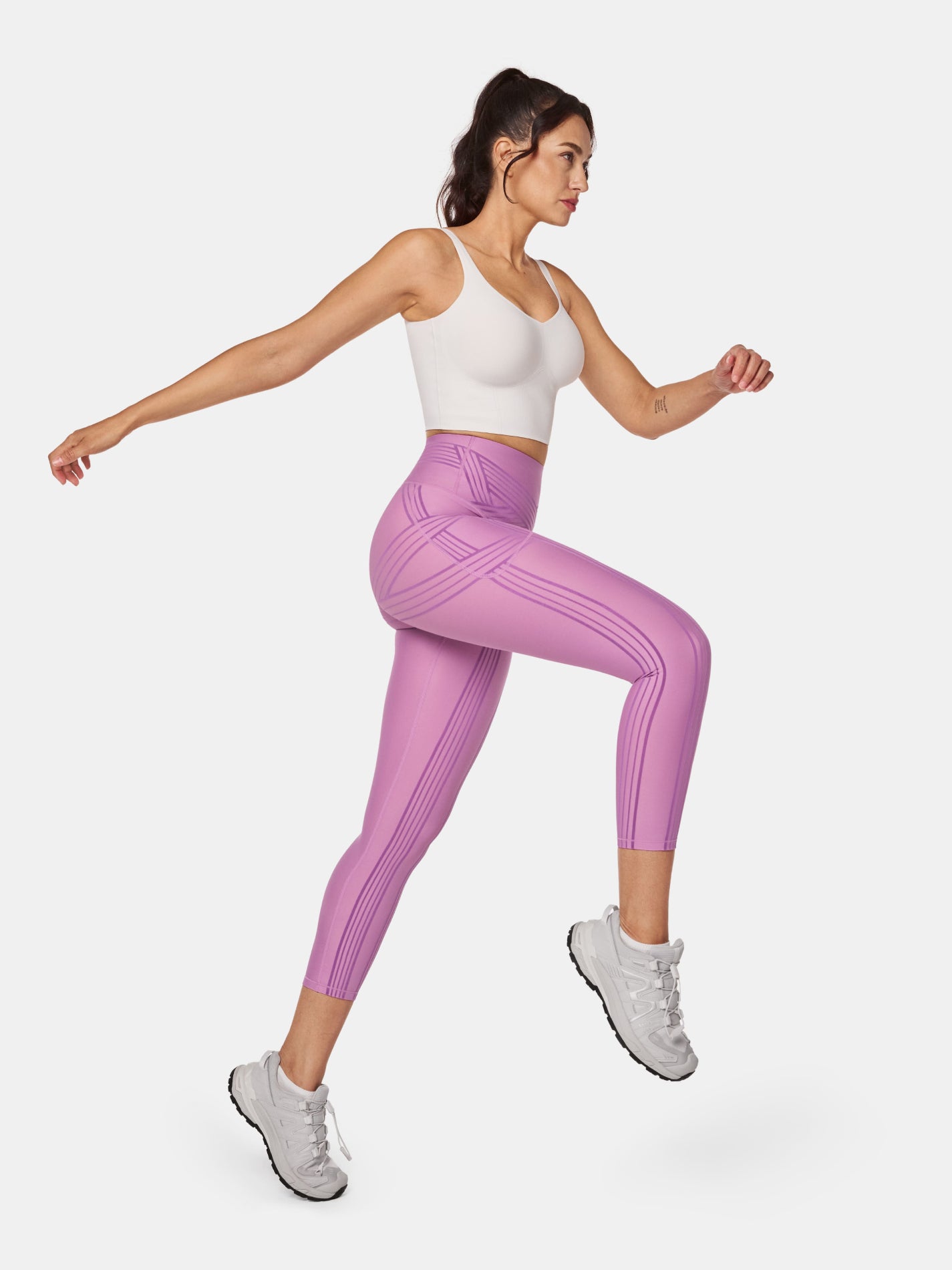 PowerBand Resistance 7/8 Leggings (Reversible Wear)