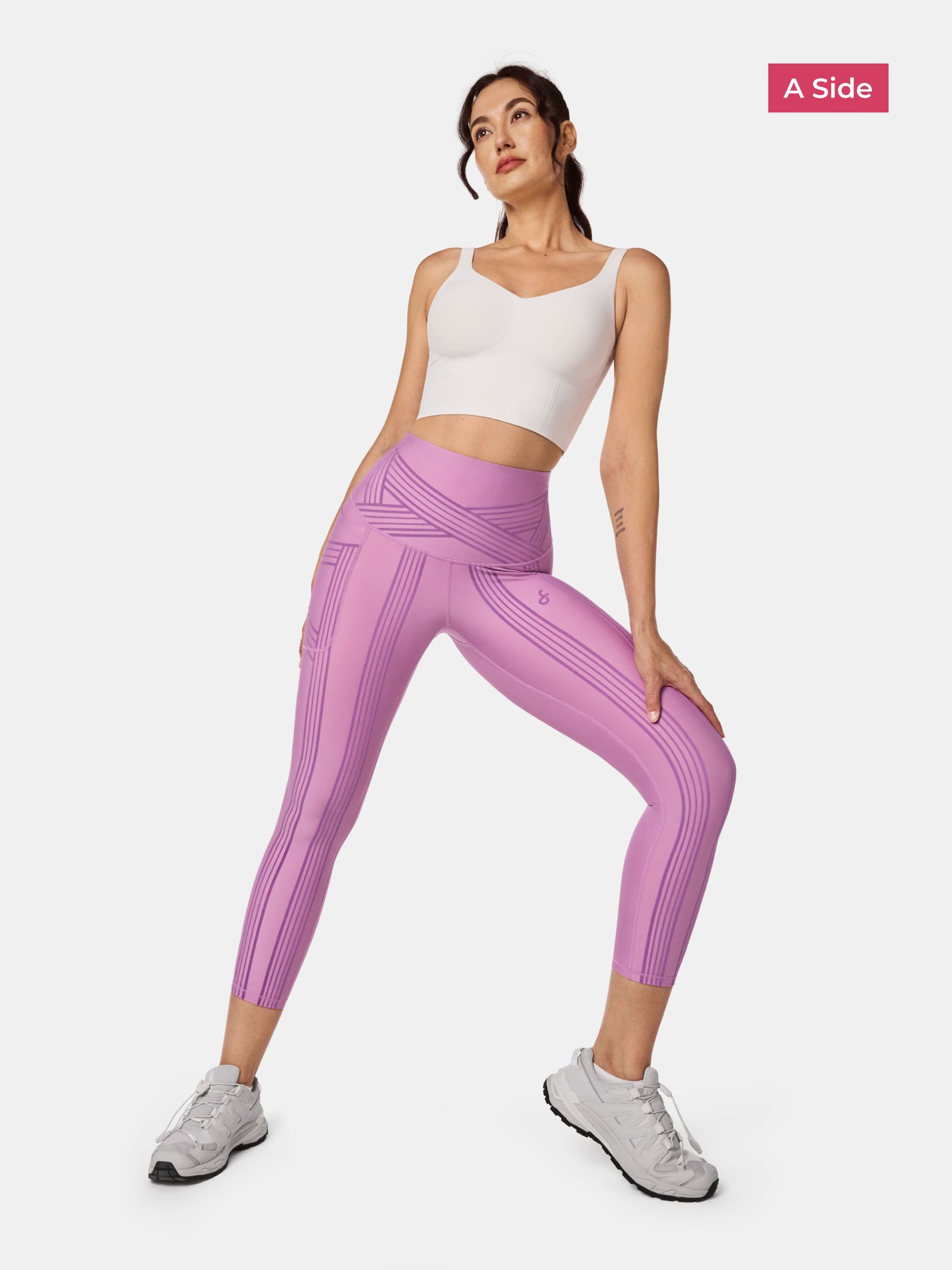 PowerBand Resistance 7/8 Leggings (Reversible Wear)