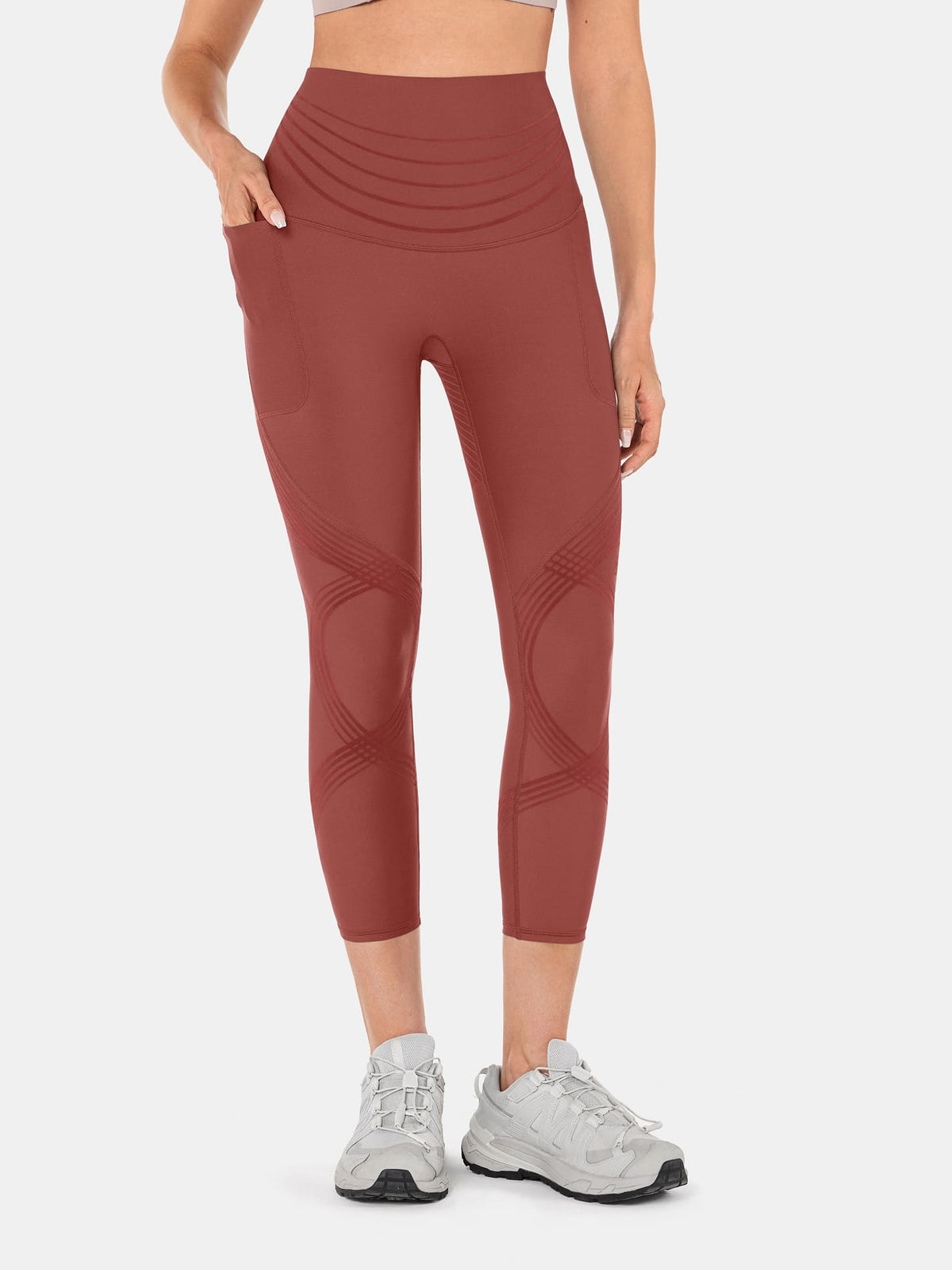 Body Sculpt Side Pocket 7/8 Leggings 2.0 (Reversible Wear)