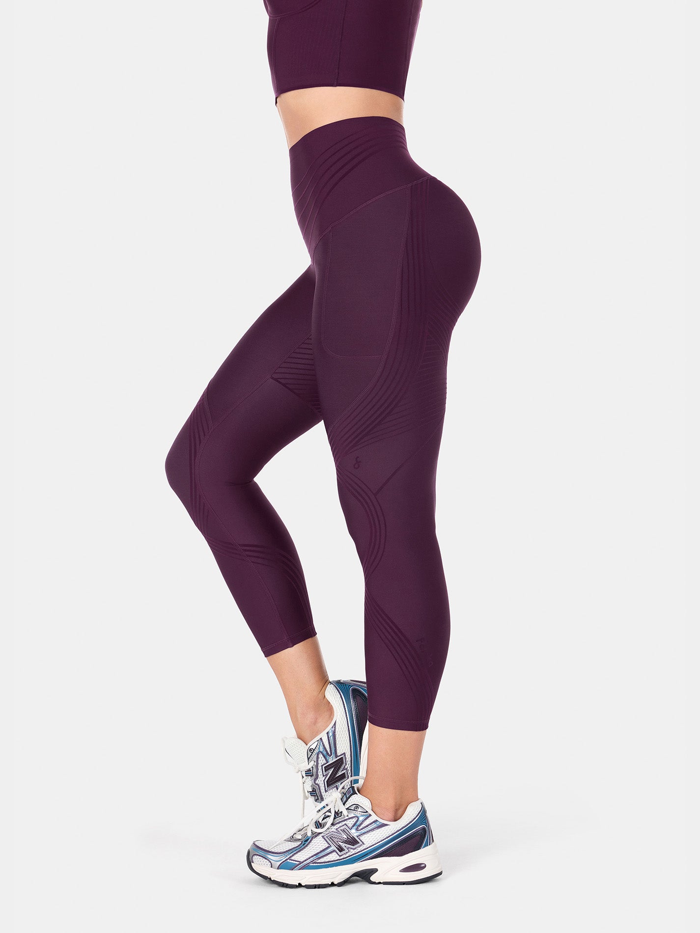 Body Sculpt Side Pocket 7/8 Leggings 2.0 (Reversible Wear)