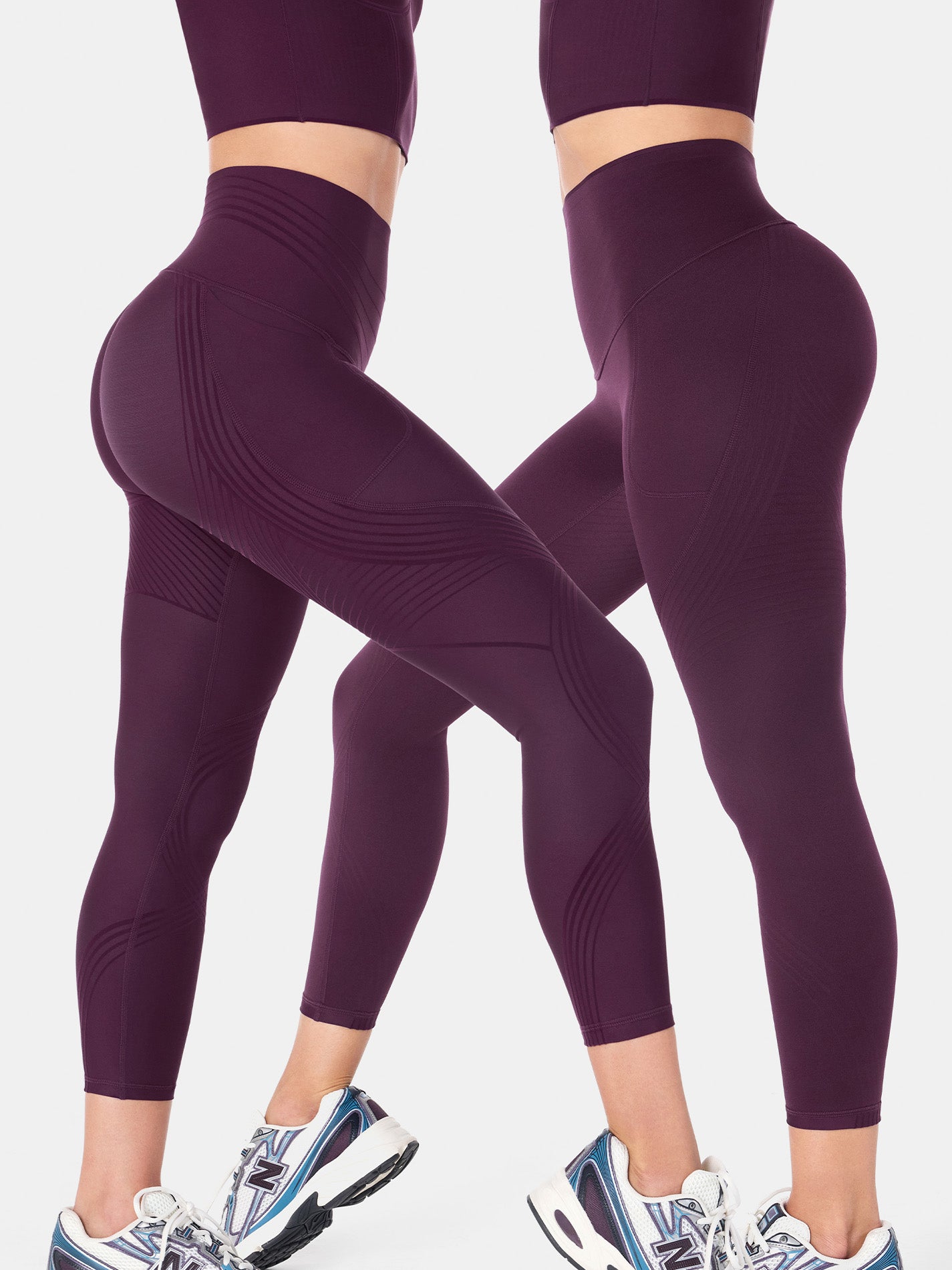 Body Sculpt Side Pocket 7/8 Leggings 2.0 (Reversible Wear)