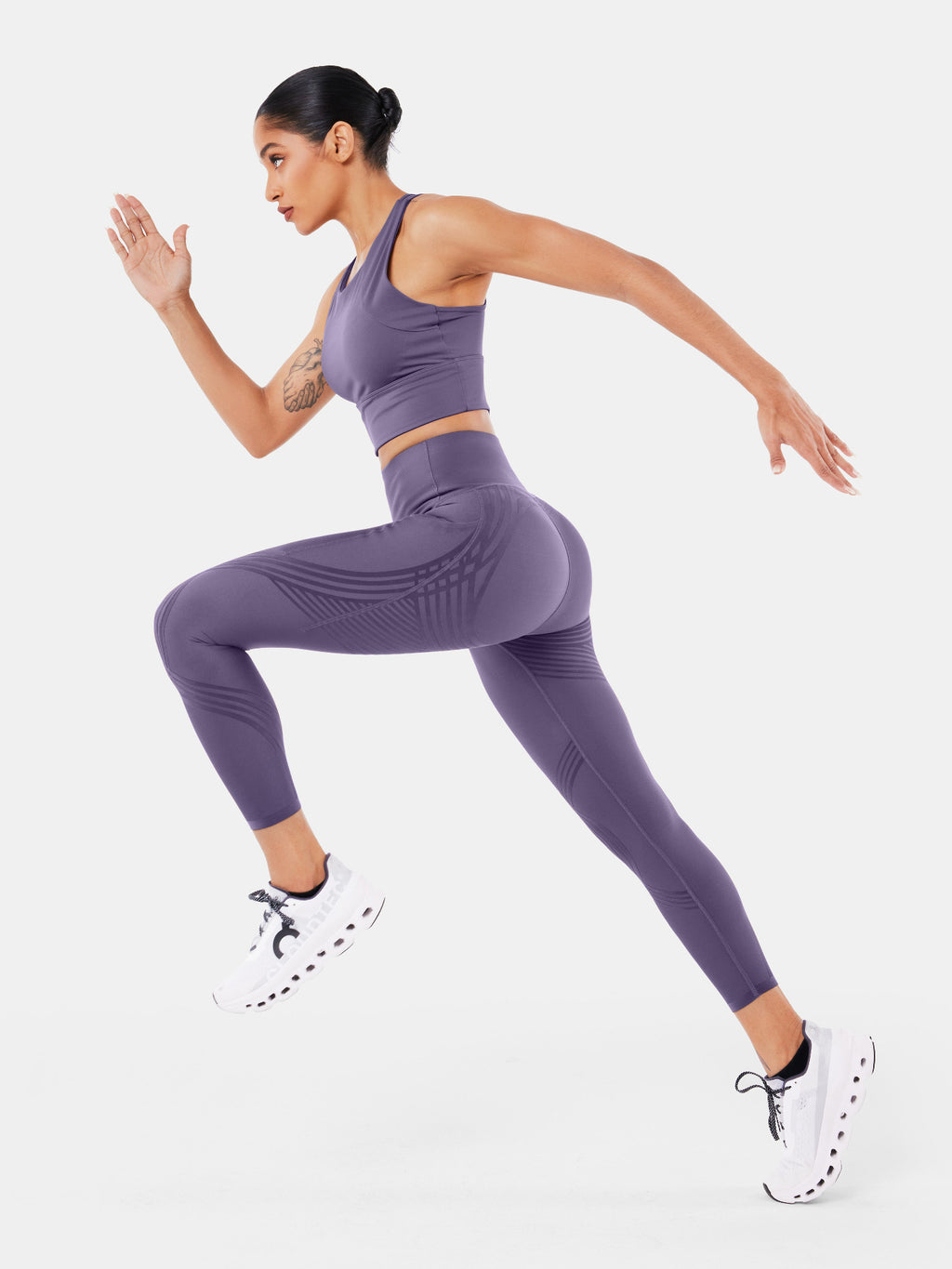 Body Sculpt Side Pocket 7/8 Leggings Wineberry