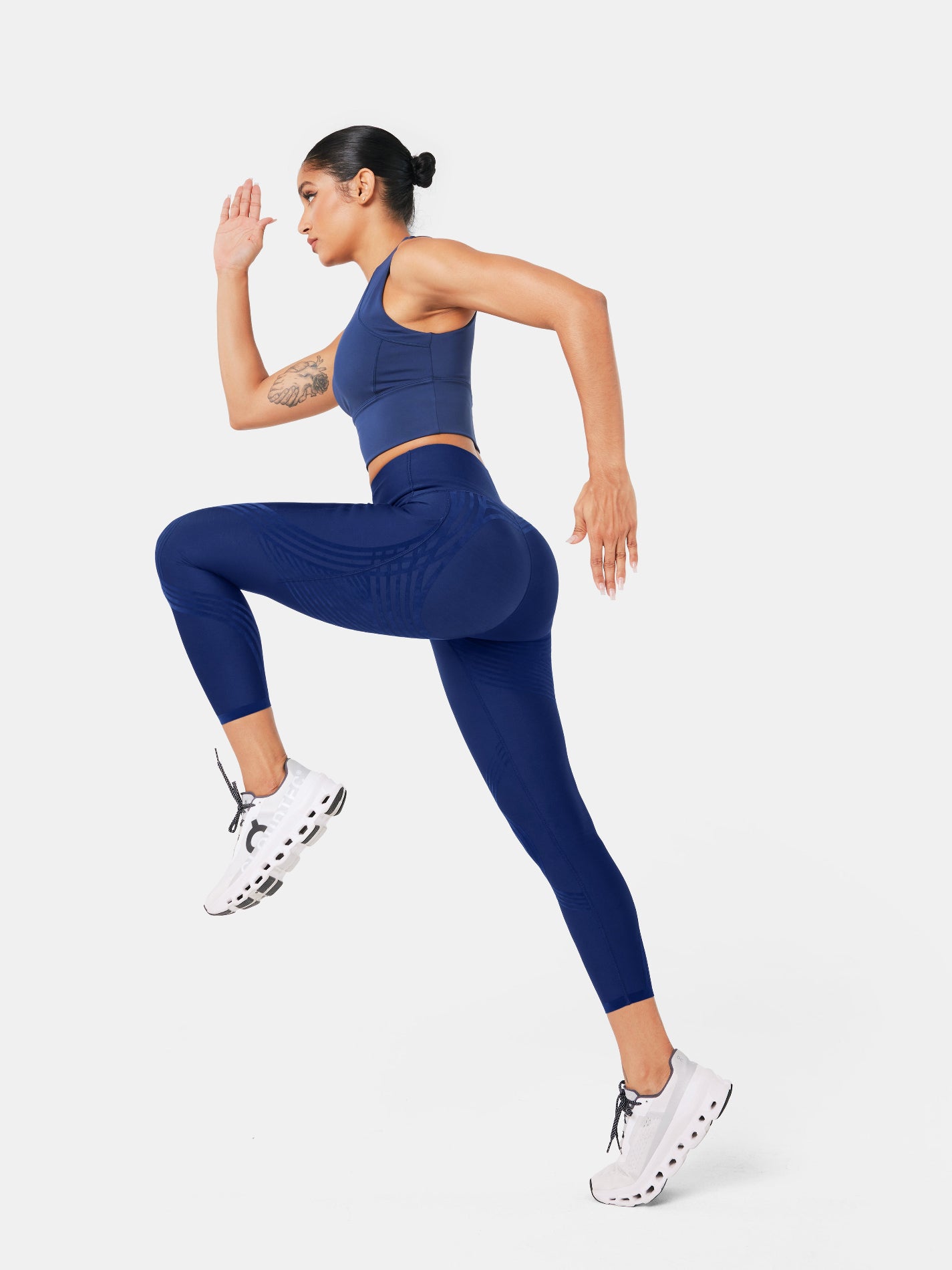 Body Sculpt Side Pocket 7/8 Leggings Navy