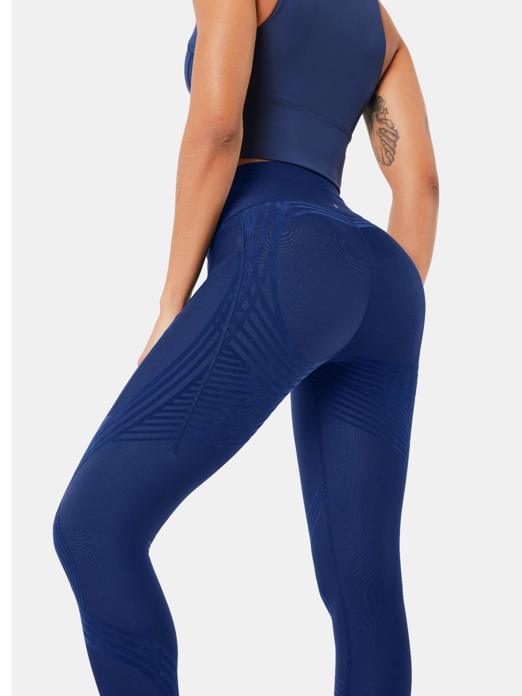 Body Sculpt Side Pocket 7/8 Leggings Navy