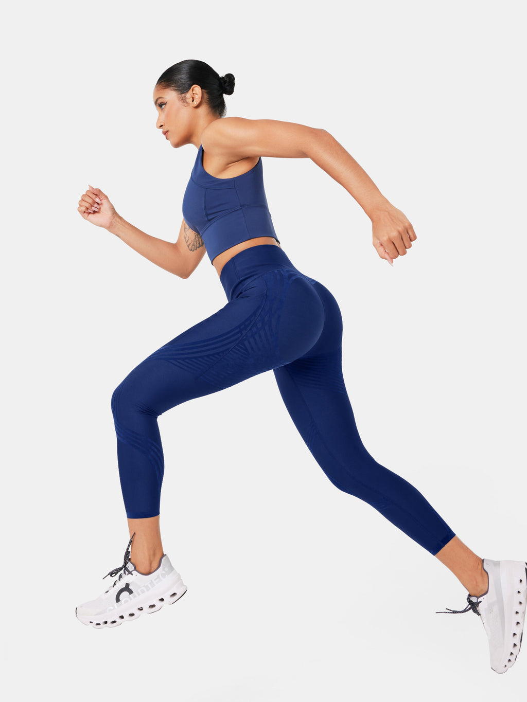 Body Sculpt Side Pocket 7/8 Leggings Navy