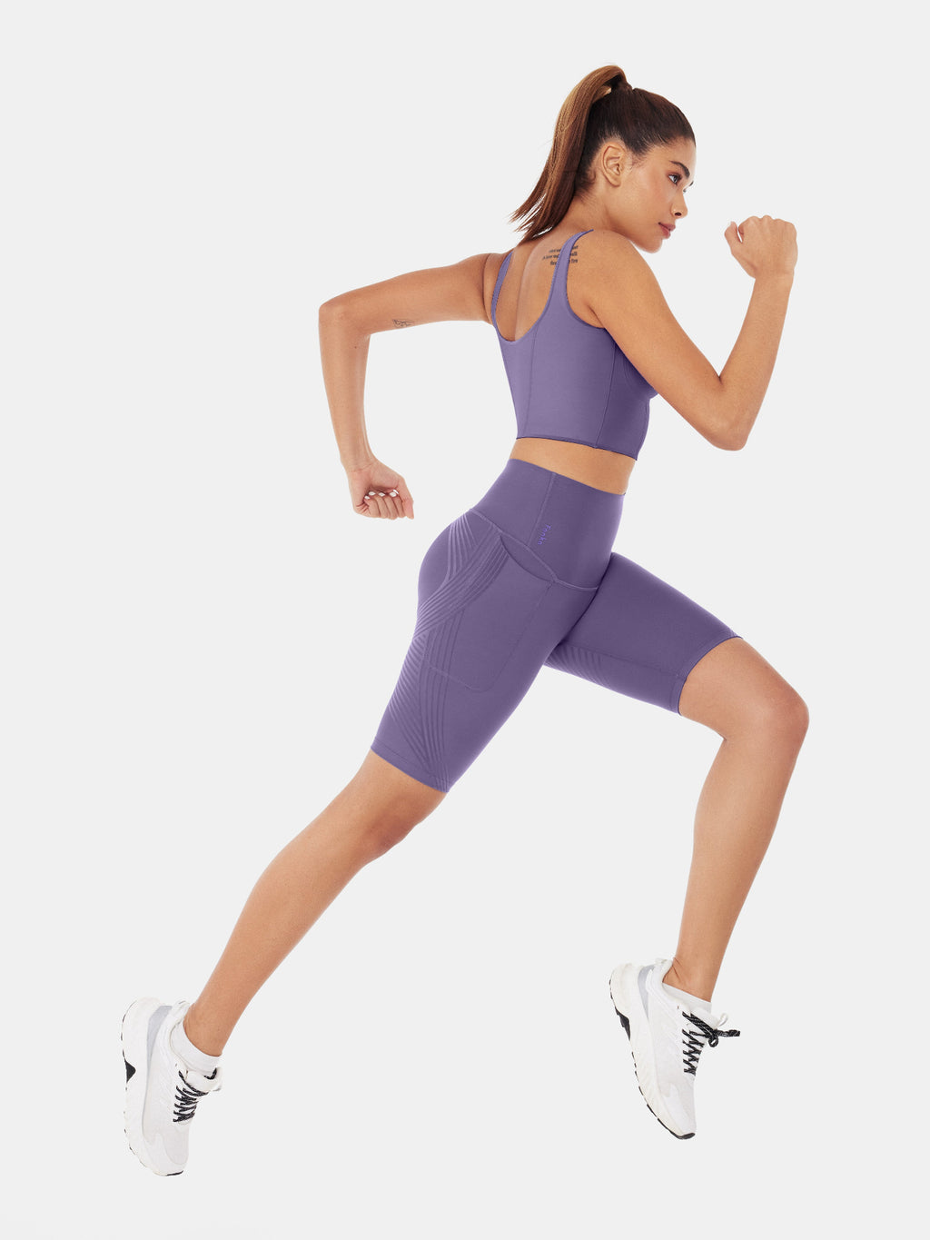Body Sculpt Side Pocket 9" Biker Shorts (Reversible Wear)