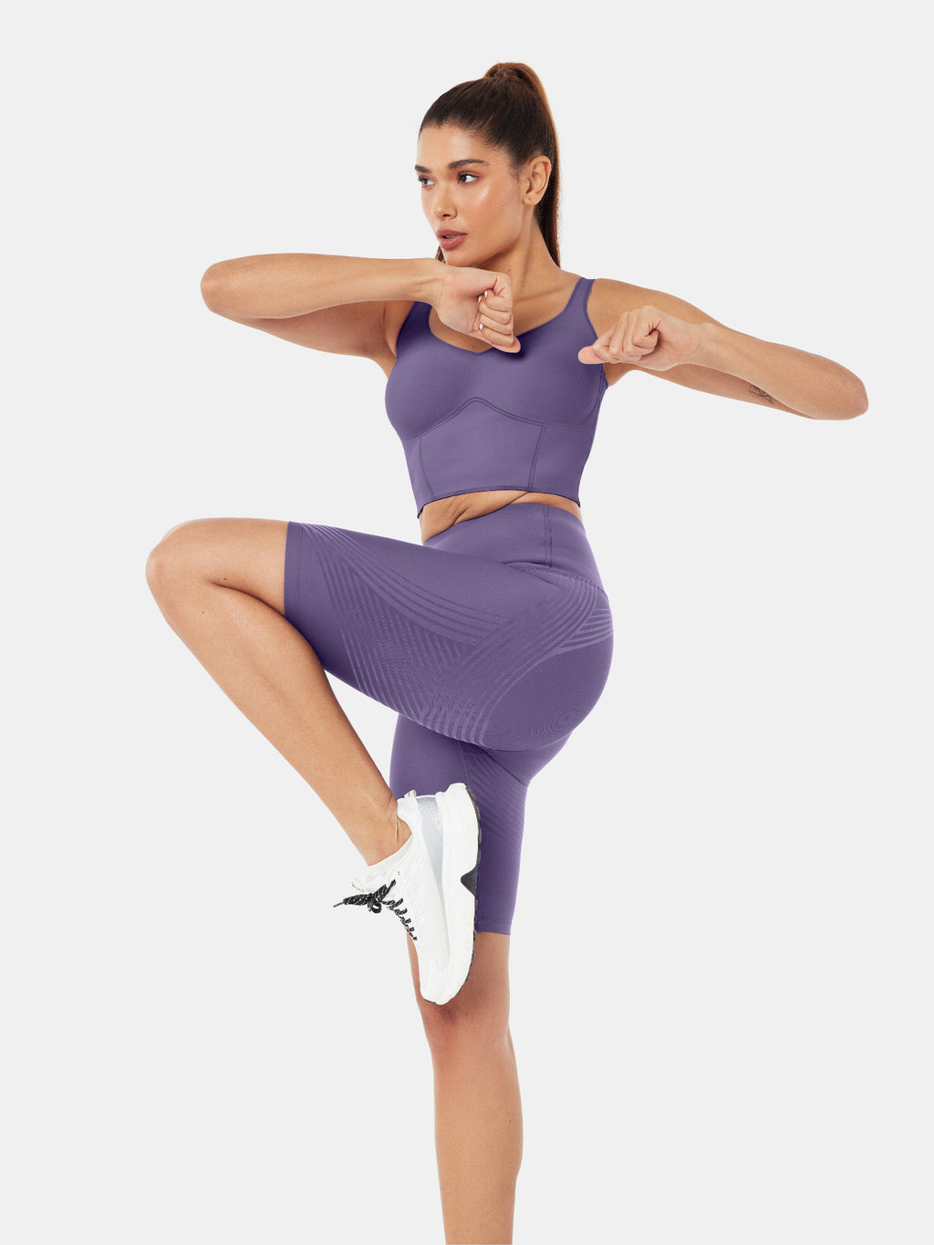 Body Sculpt Side Pocket 9" Biker Shorts (Reversible Wear)