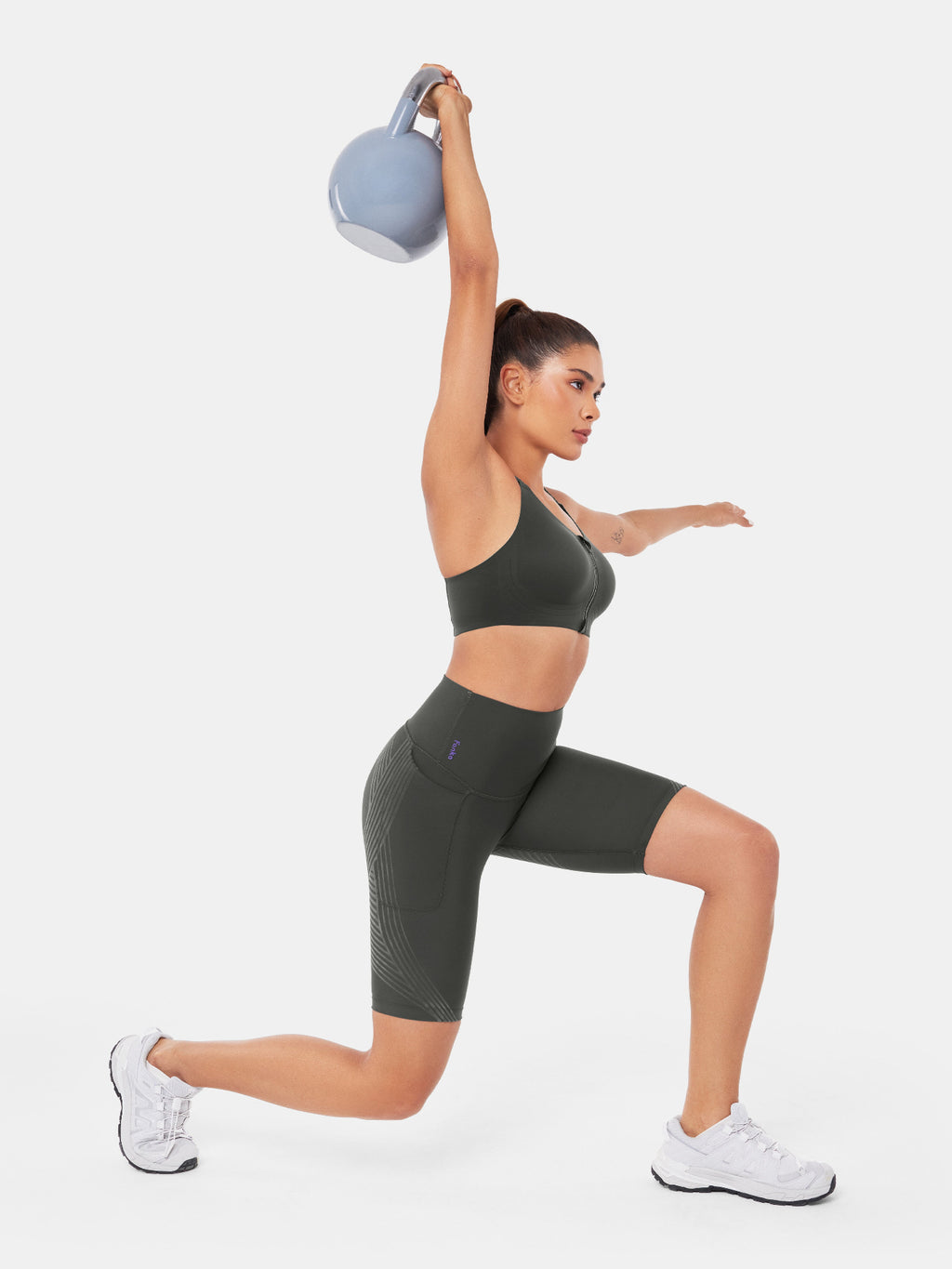 Body Sculpt Side Pocket 9" Biker Shorts (Reversible Wear)