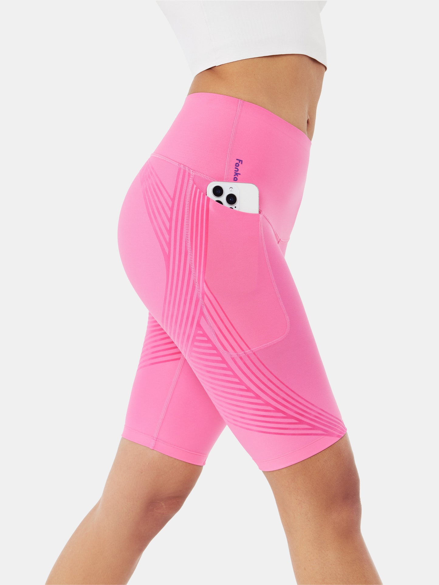 Body Sculpt Side Pocket 9" Biker Shorts (Reversible Wear)