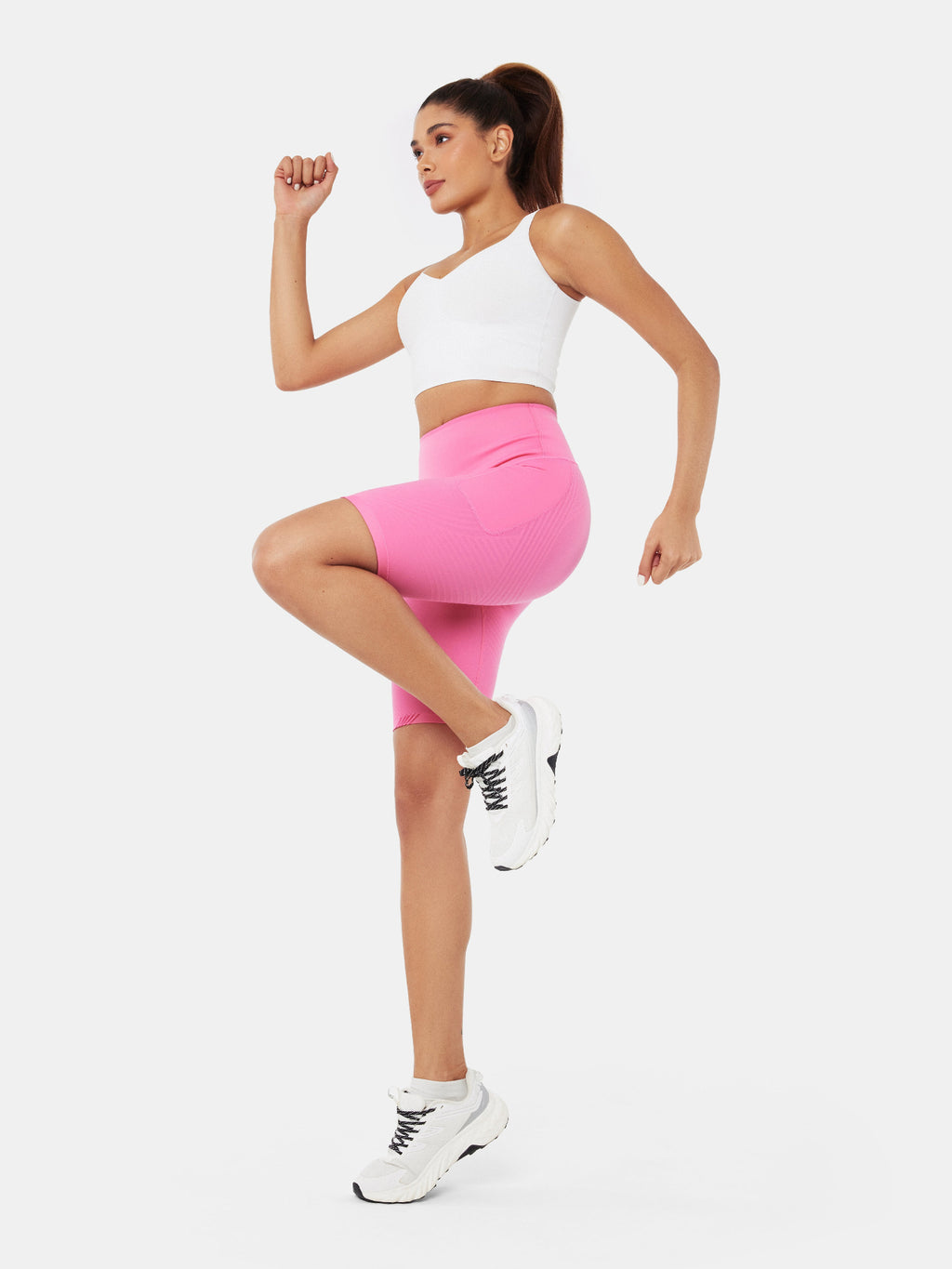 Body Sculpt Side Pocket 9" Biker Shorts (Reversible Wear)