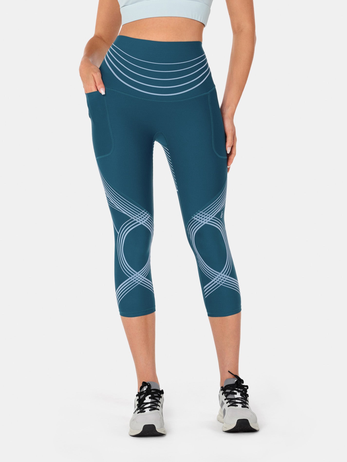 Body Sculpt Side Pocket Capri Leggings 2.0 (Reversible Wear)