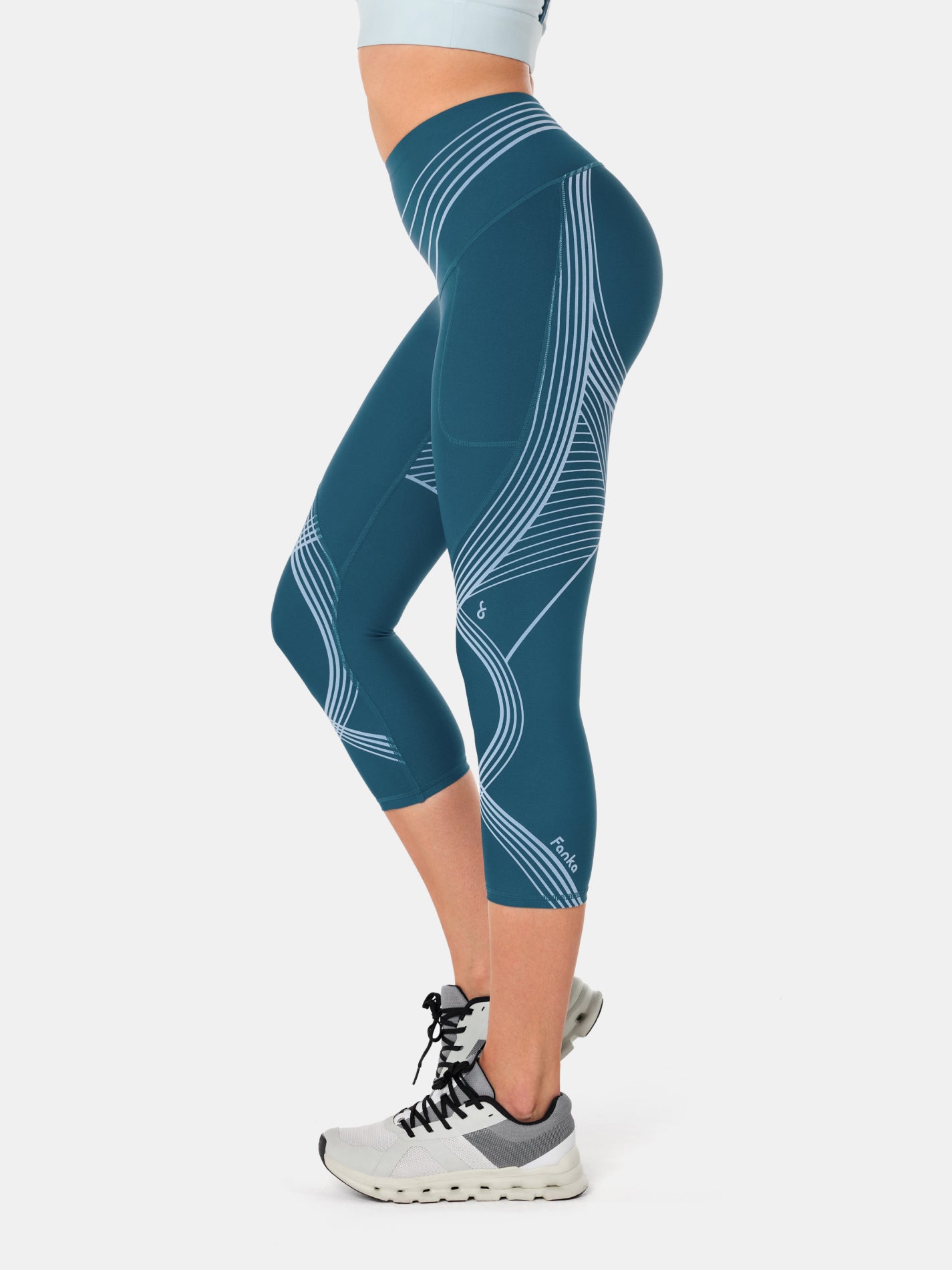Legging capri à poches latérales Body Sculpt