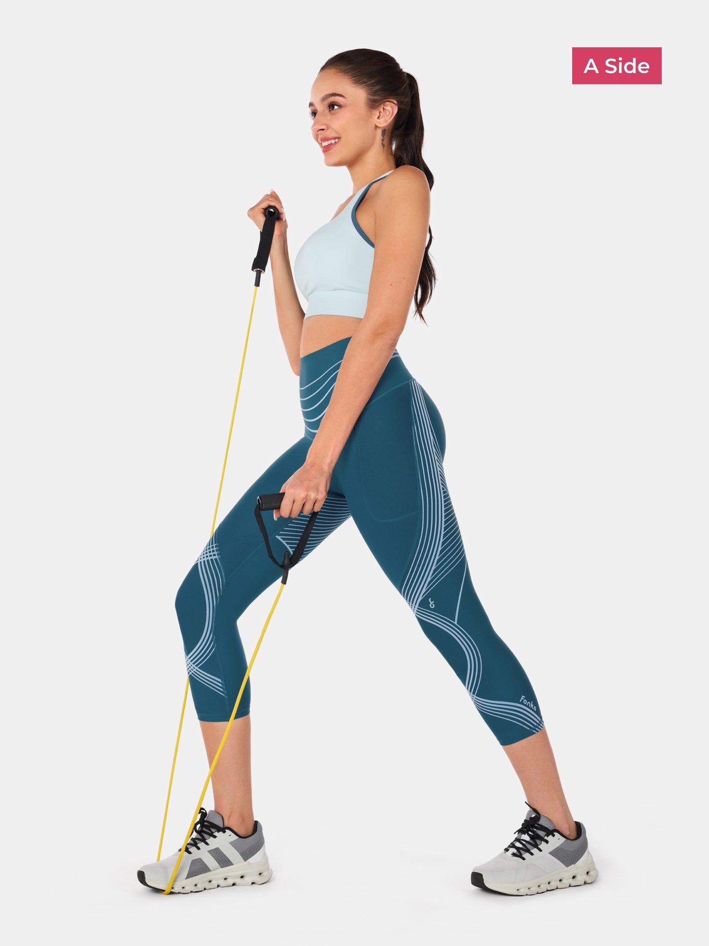 Legging capri à poches latérales Body Sculpt