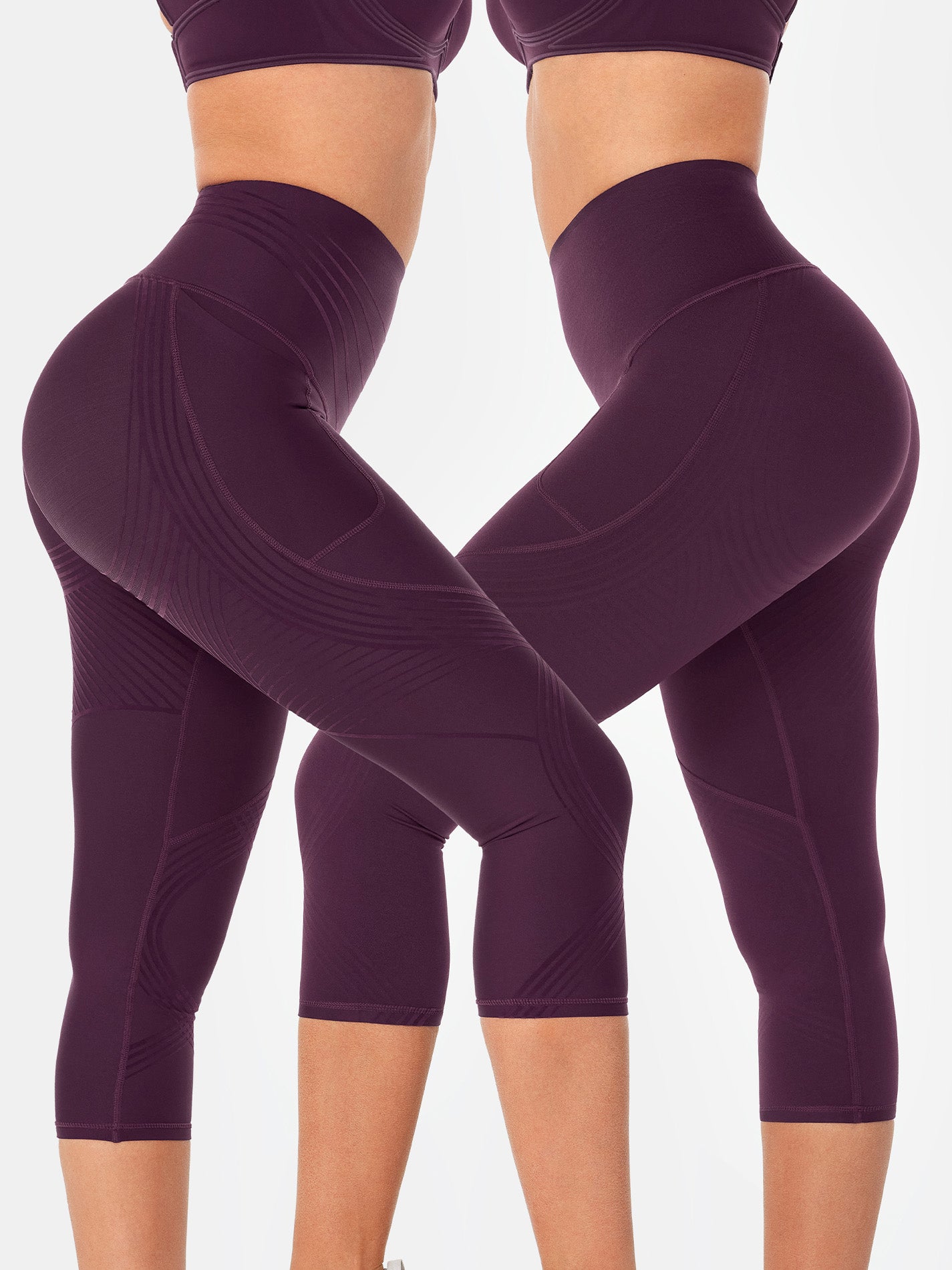 Legging capri à poches latérales Body Sculpt