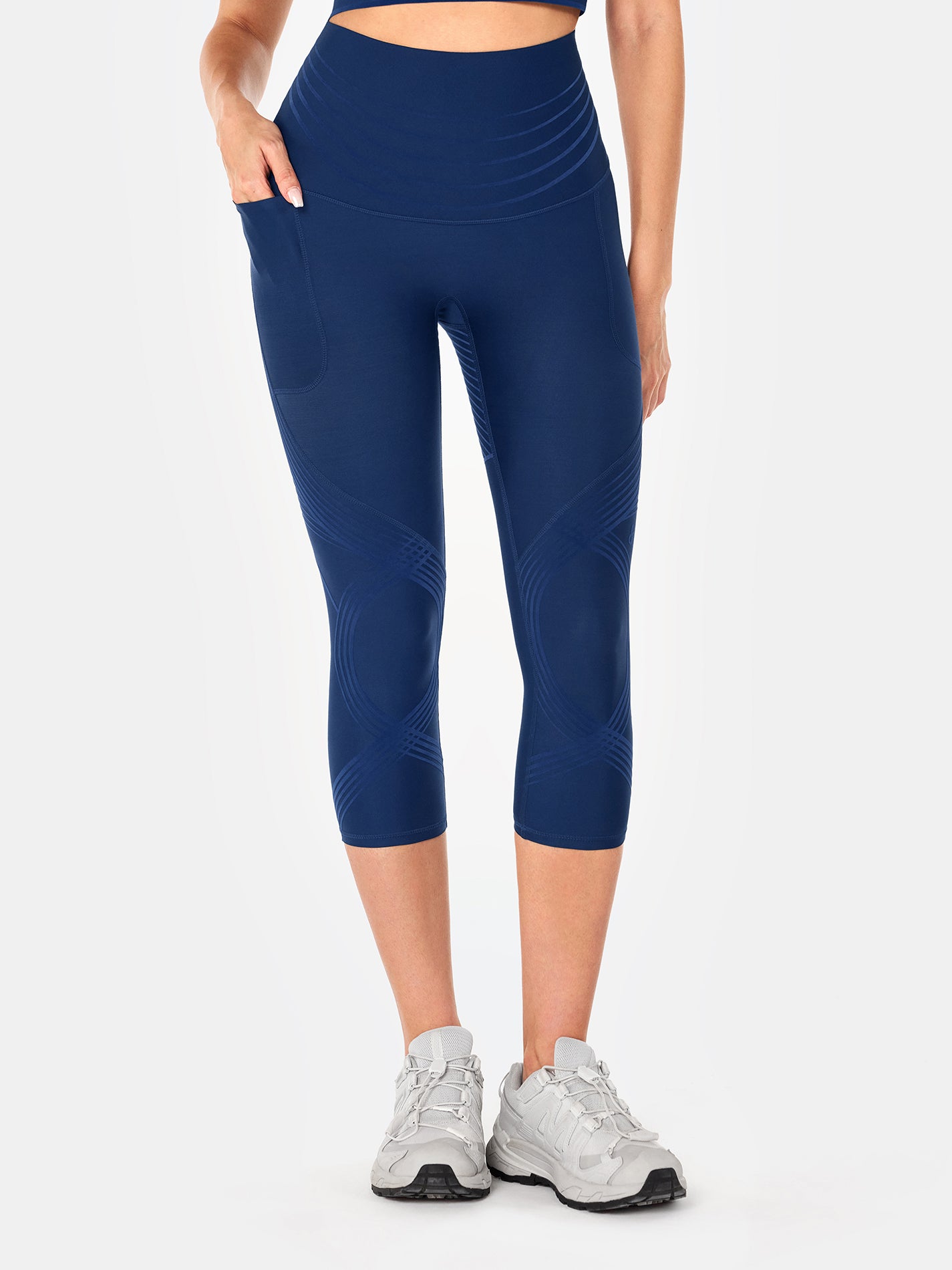 Body Sculpt Side Pocket Capri Leggings