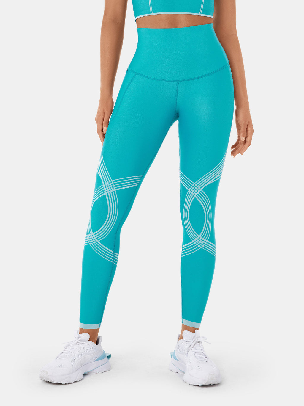 Body Sculpt Side Pocket Leggings Hawaii Blue/Wave