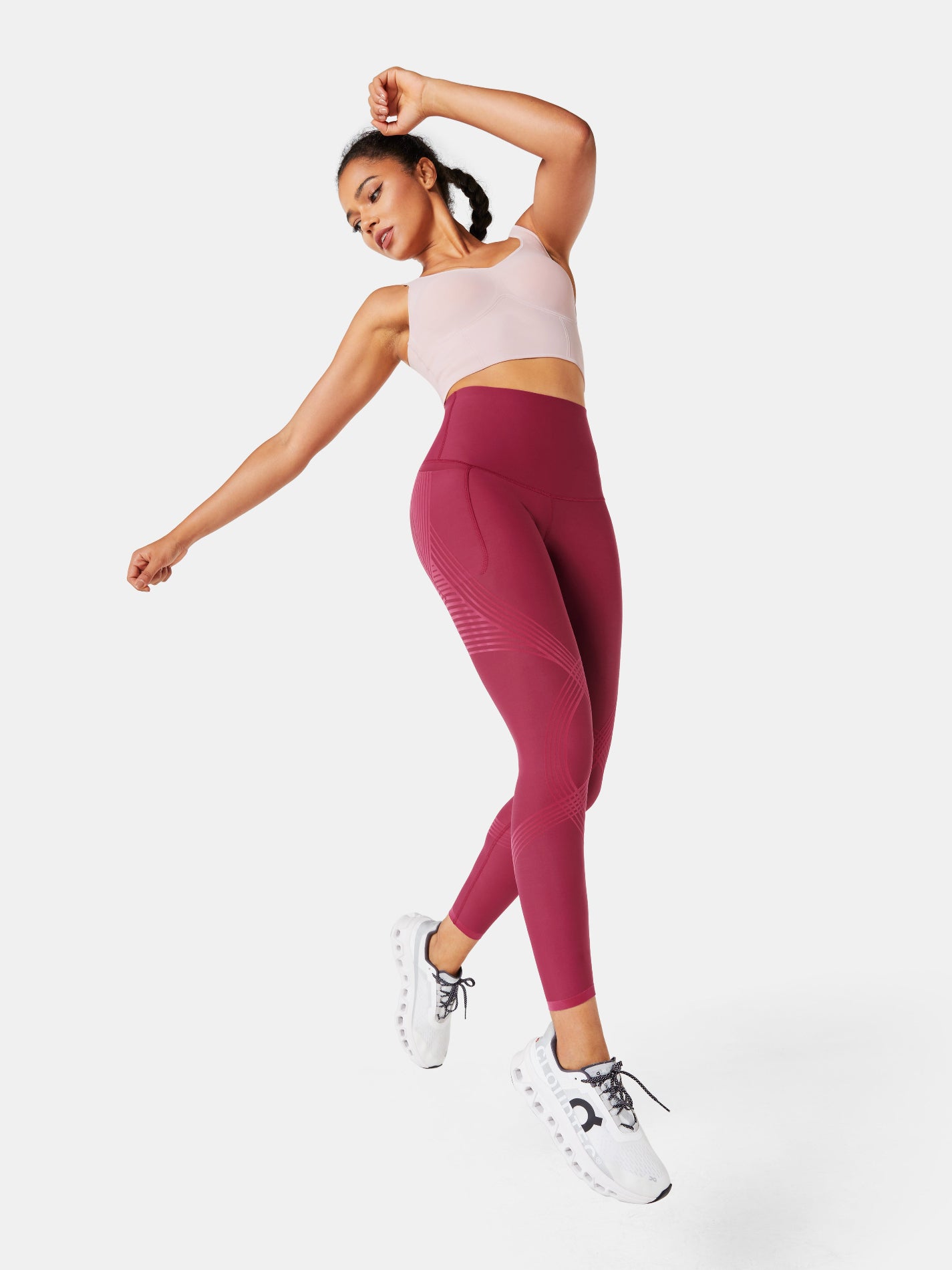 Body Sculpt Side Pocket Leggings Baked Apple
