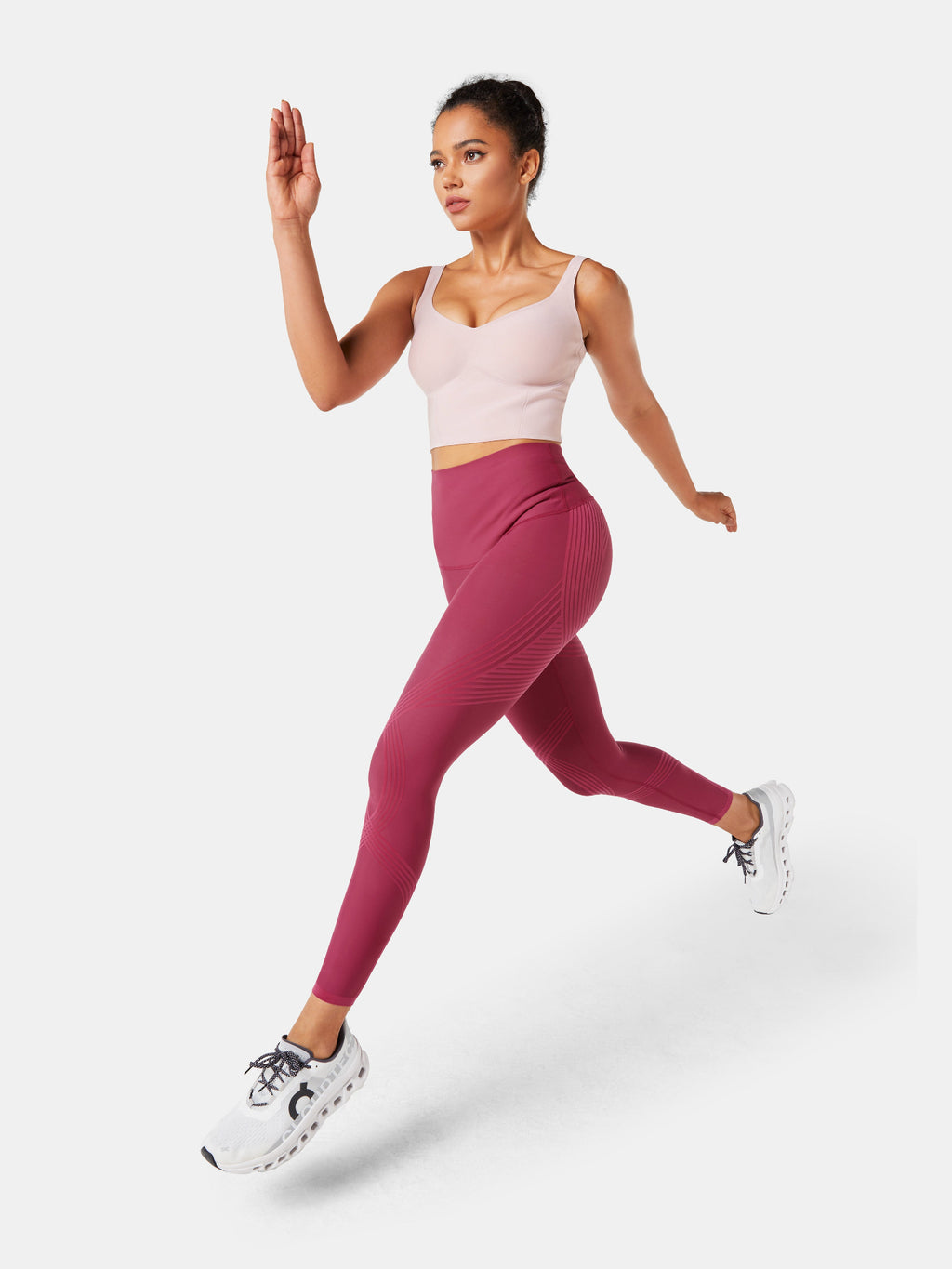 Body Sculpt Side Pocket Leggings Baked Apple 