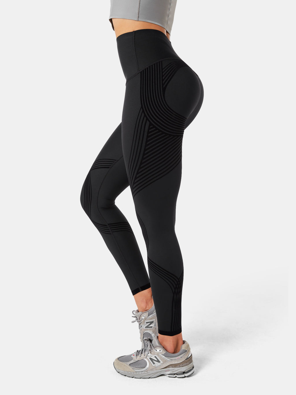 Body Sculpt Side Pocket Leggings Black