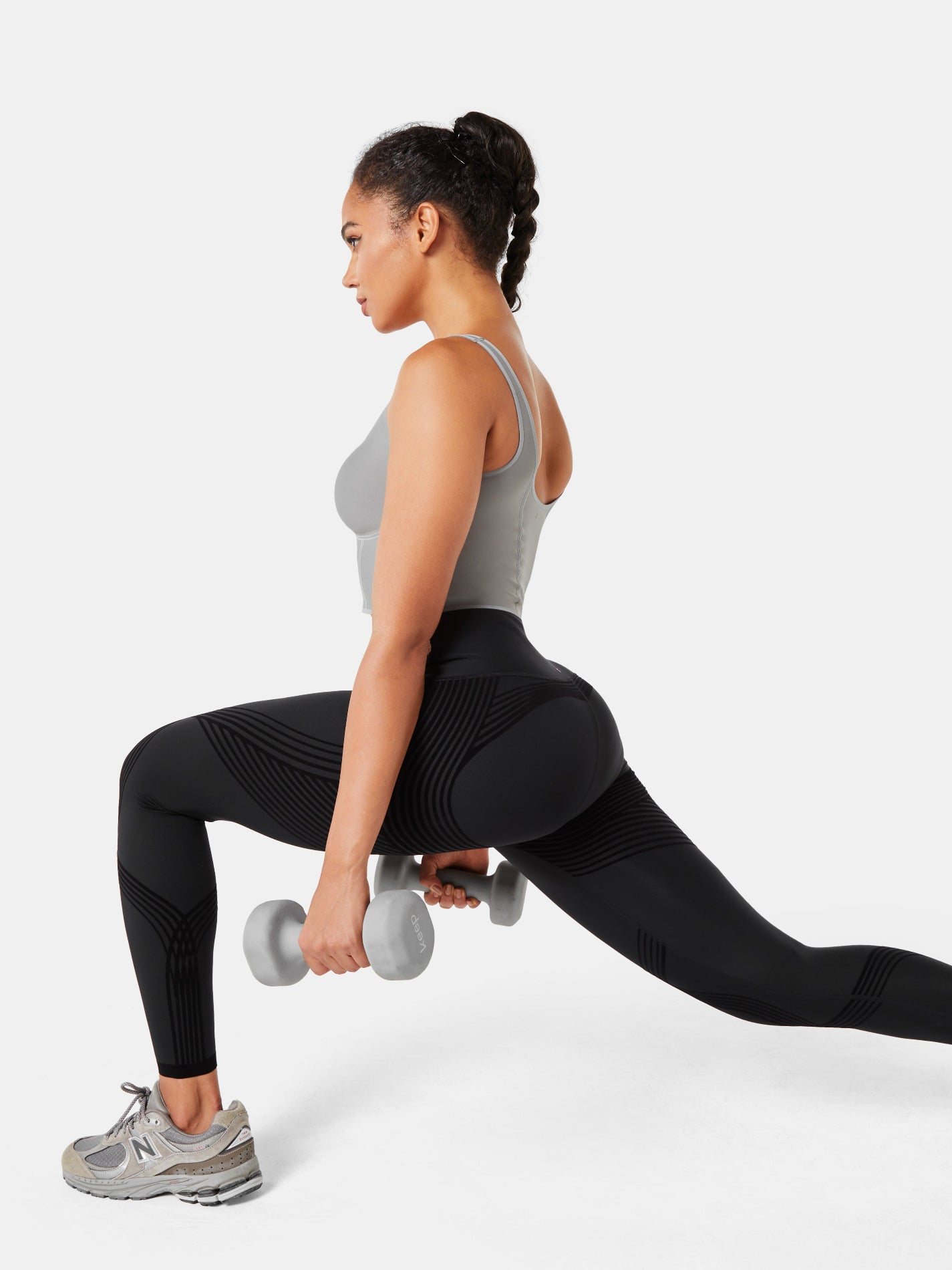 Body Sculpt Side Pocket Leggings Black Black