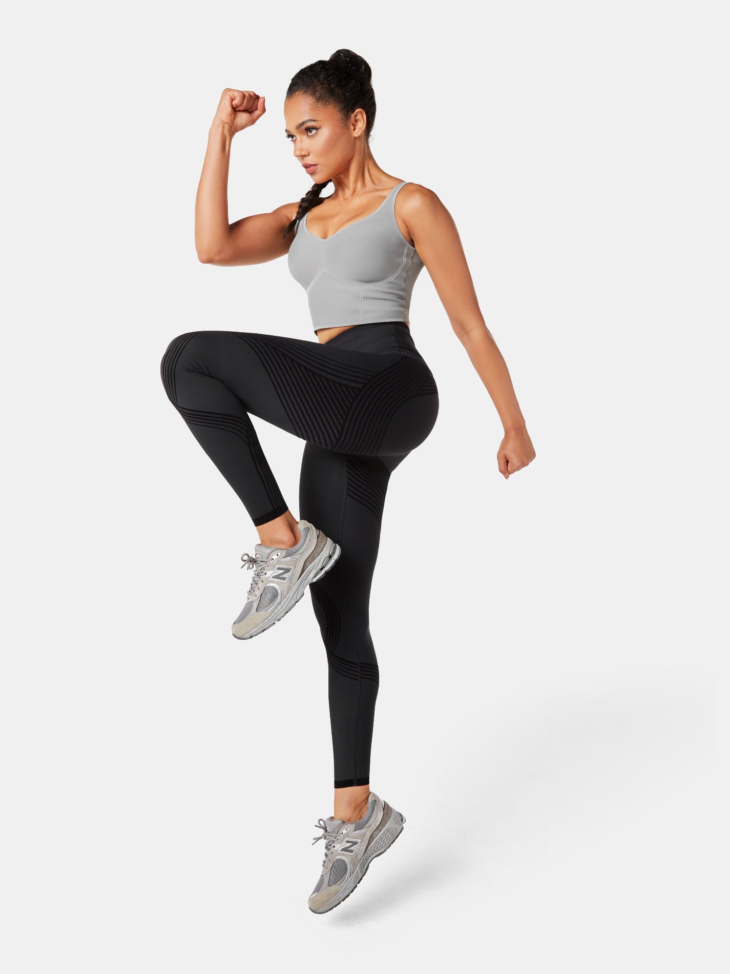 Body Sculpt Side Pocket Leggings Black