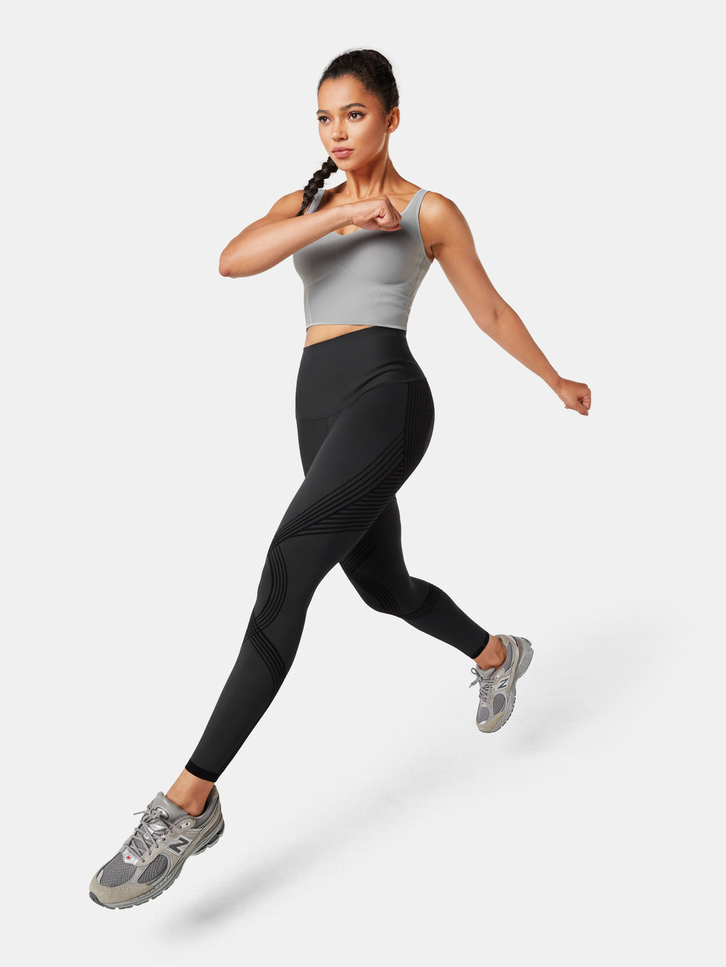 Body Sculpt Side Pocket Leggings Black