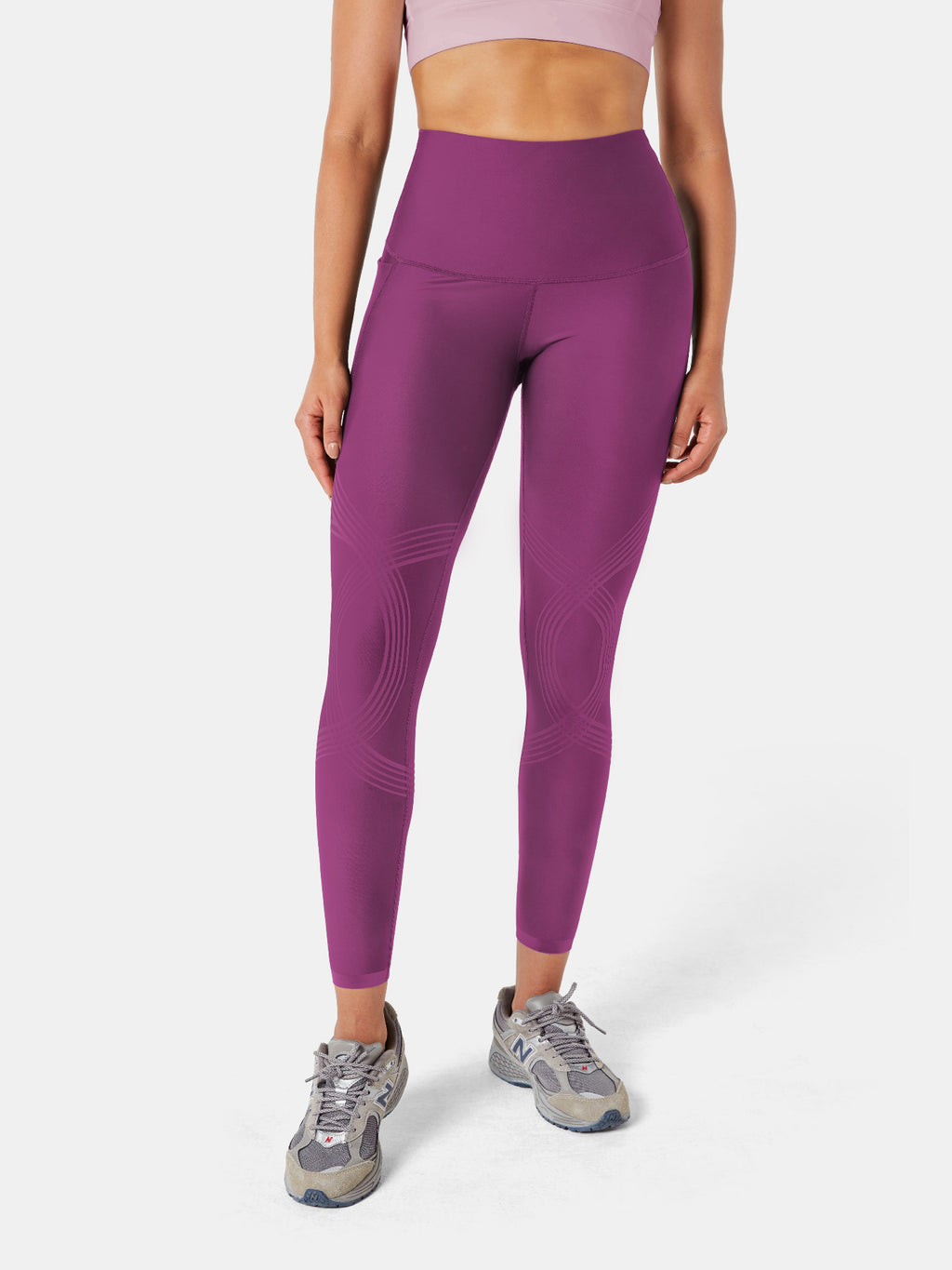 Body Sculpt Side Pocket Leggings Crushed Plum